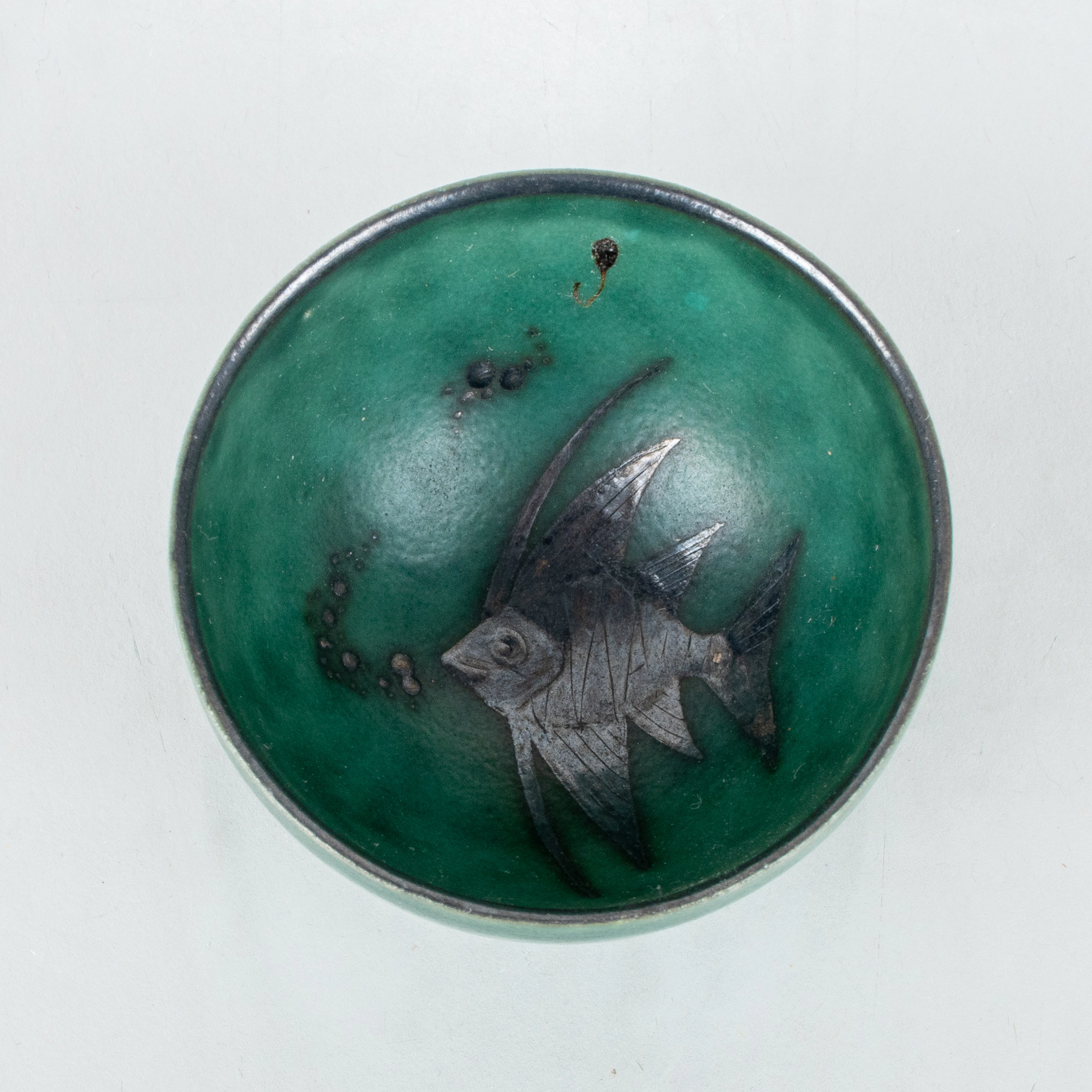 Una ciotola in gres Wilhelm KÅGE, miniatura, Argenta, Gustavsberg