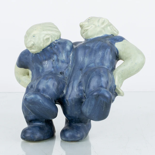 ÅKE HOLM, a stoneware sculpture, signed