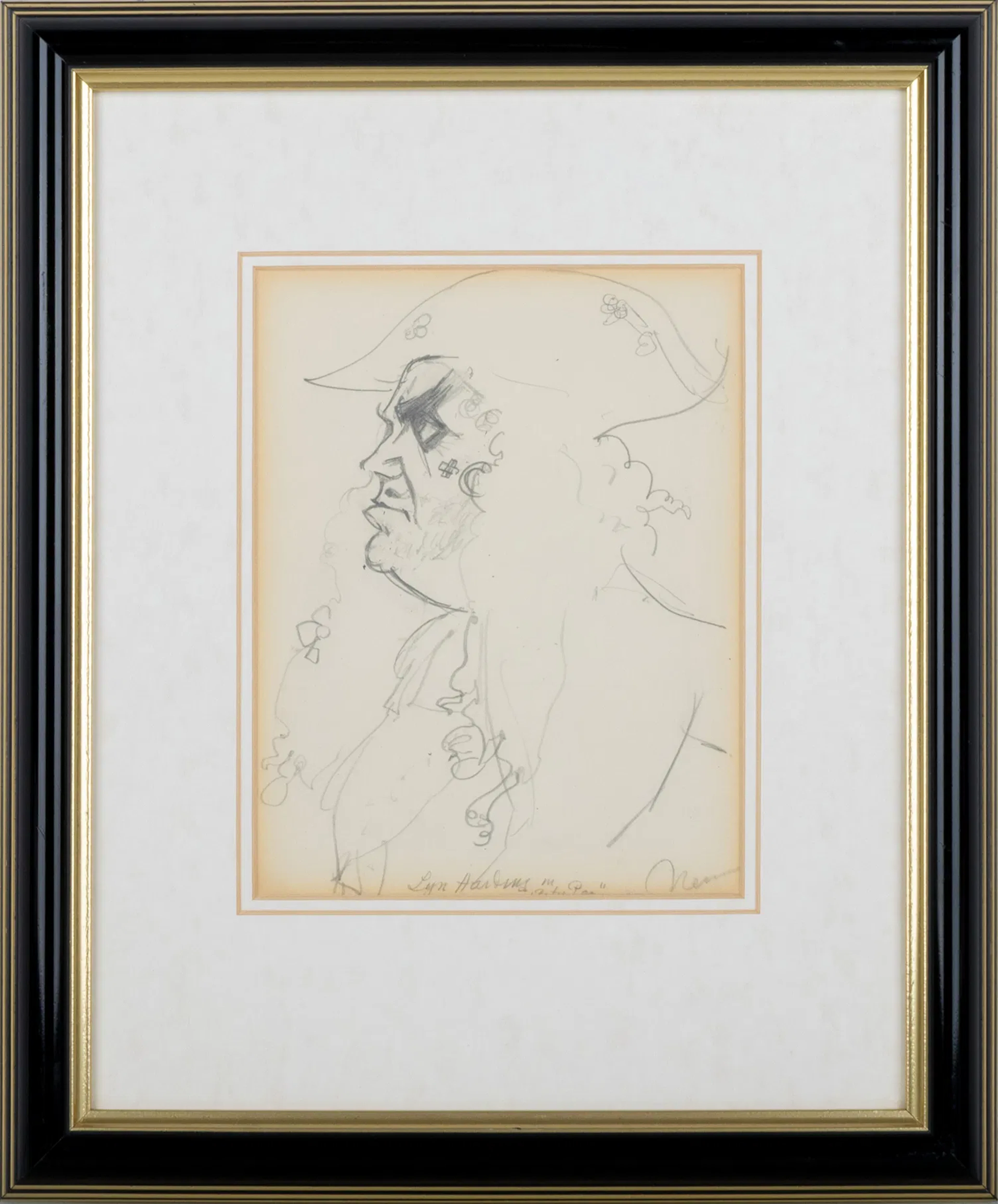 EINAR NERMAN (1888-1983), disegno, firmato e datato 1936