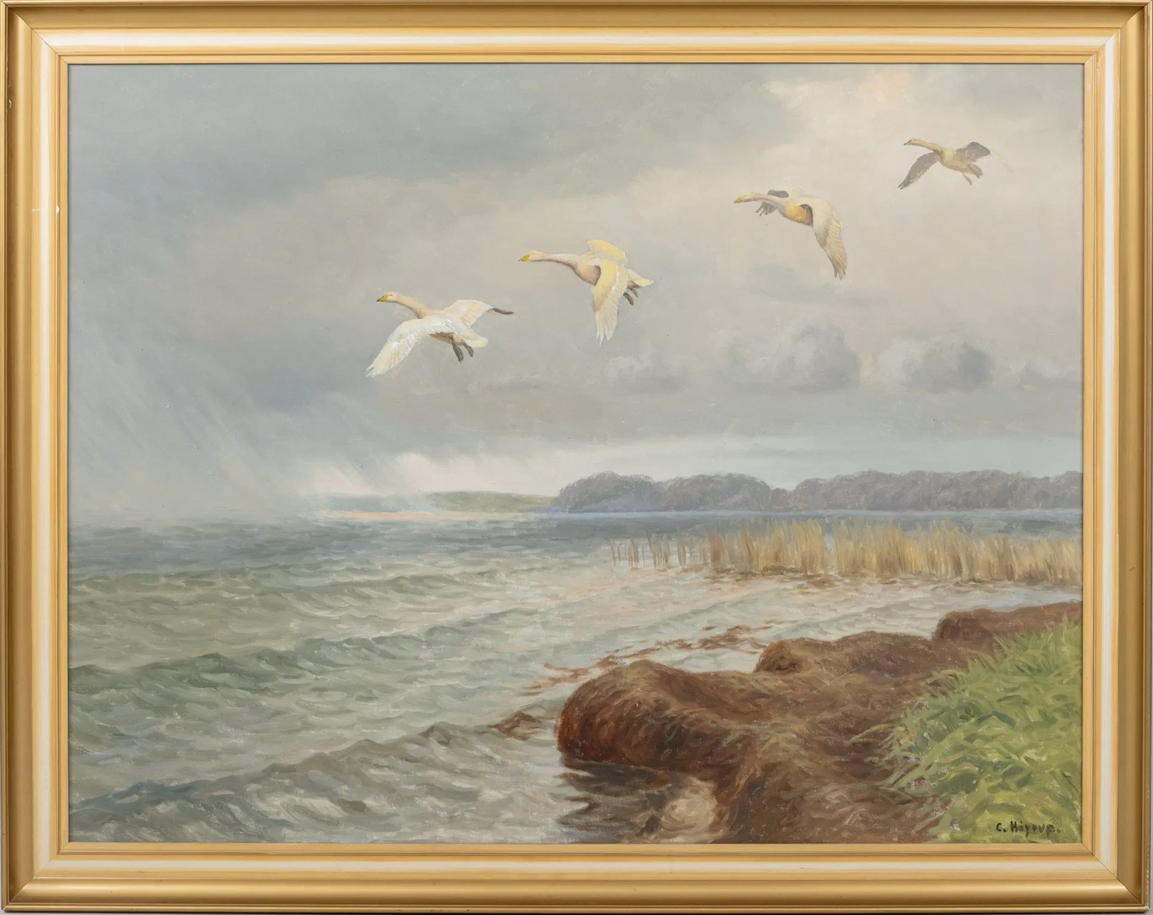 CARL HÖYRUP (1893-1961), óleo sobre lienzo, firmado