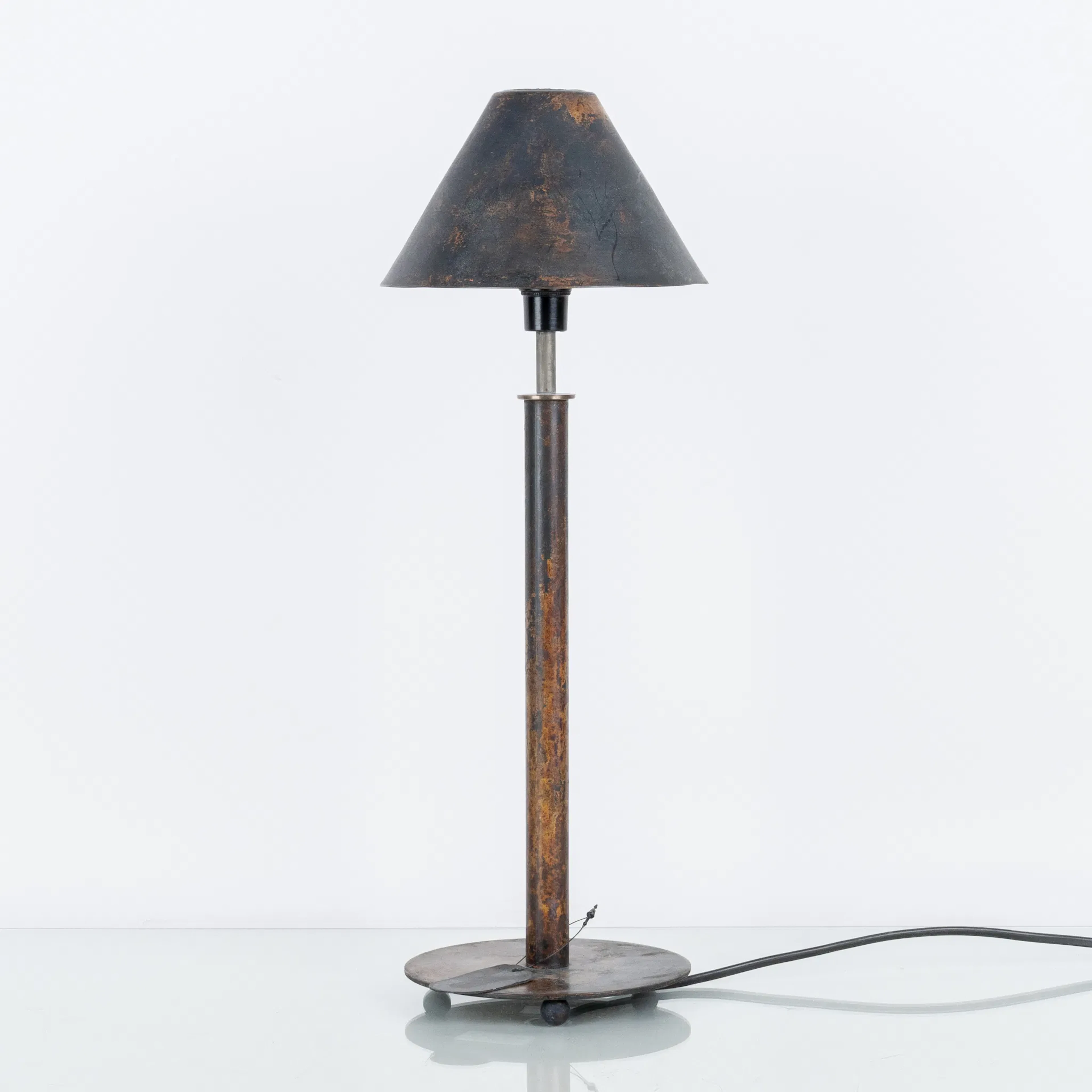 TABLE LAMP, patinated copper, "Provence", Unique Interieur, Copenhagen, contemporary