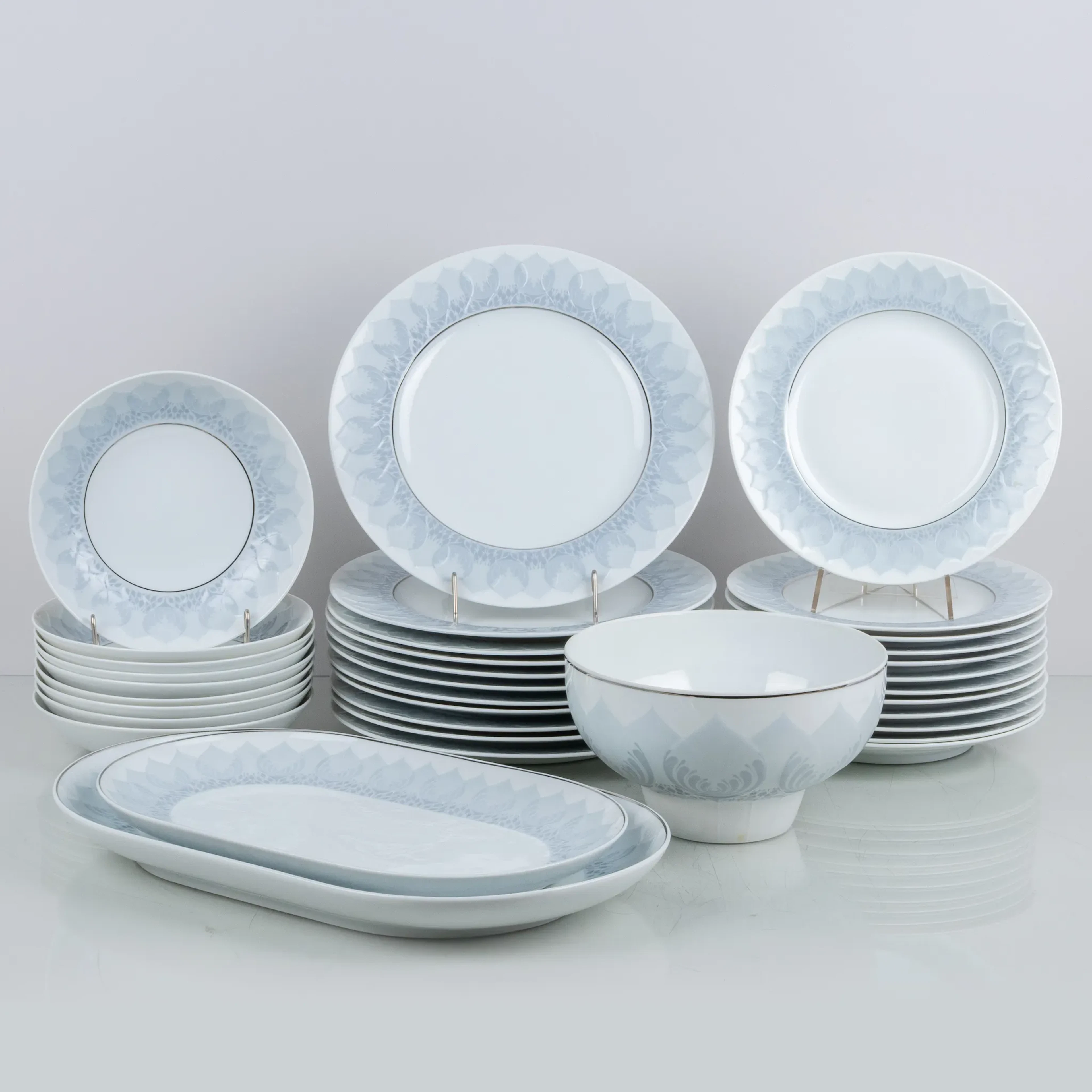 BJÖRN WINBLAD, 37 piece dinnerware, porcelain, Rosenthal