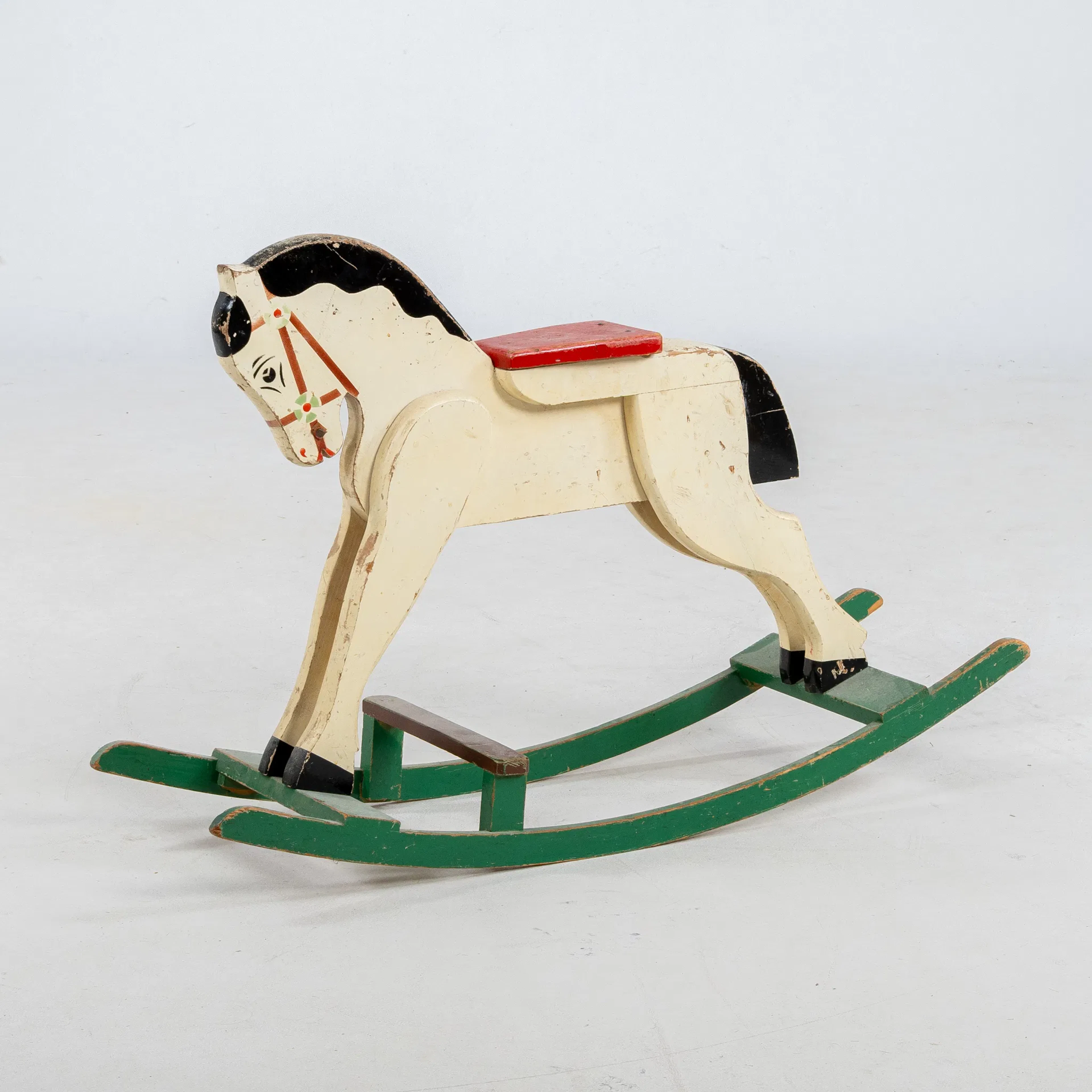 ROCKING HORSE, WOOD, the first half of the 20th century