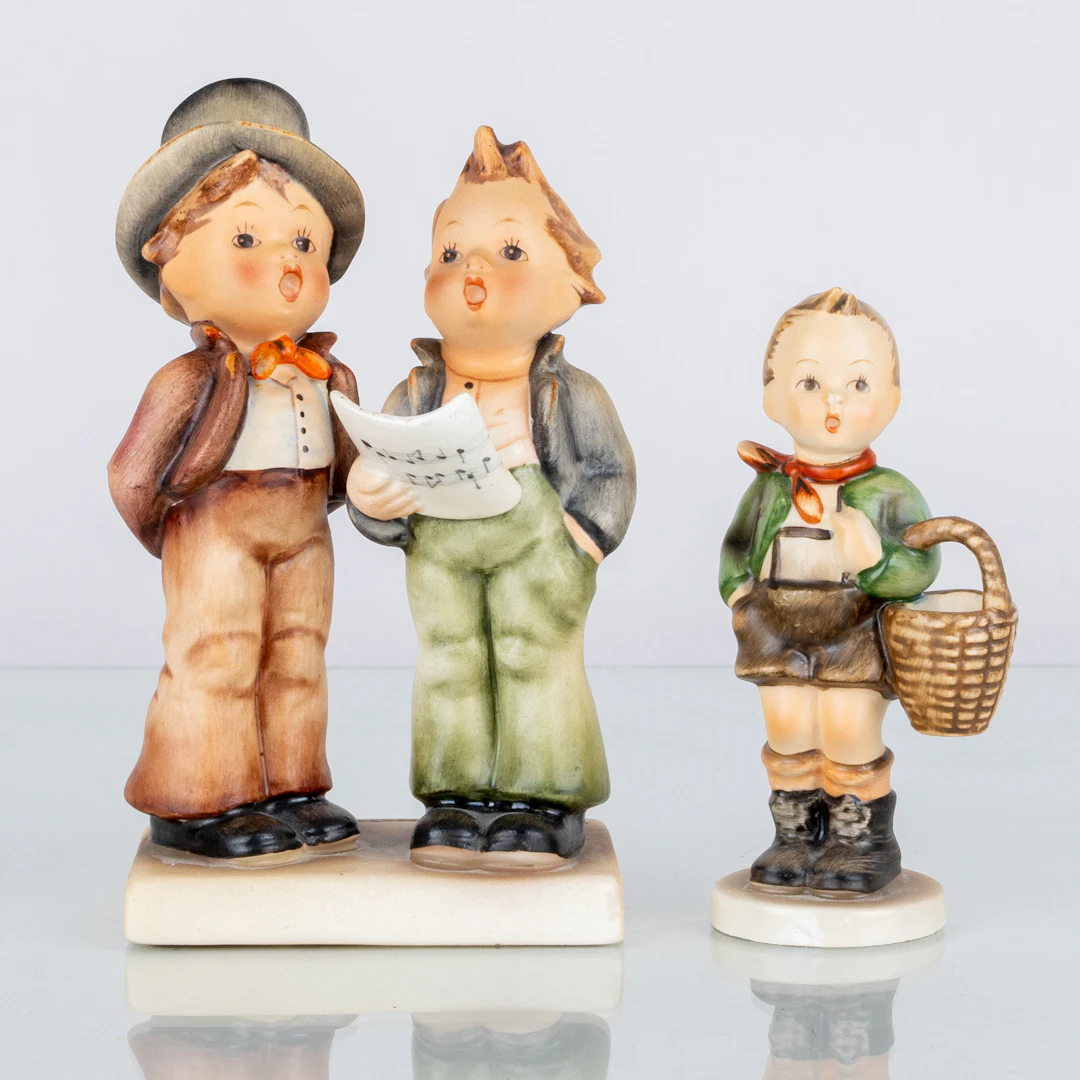 Back to seller - FIGURINES, 2 pcs, porcelain, Goebel, Germany, 1900s
