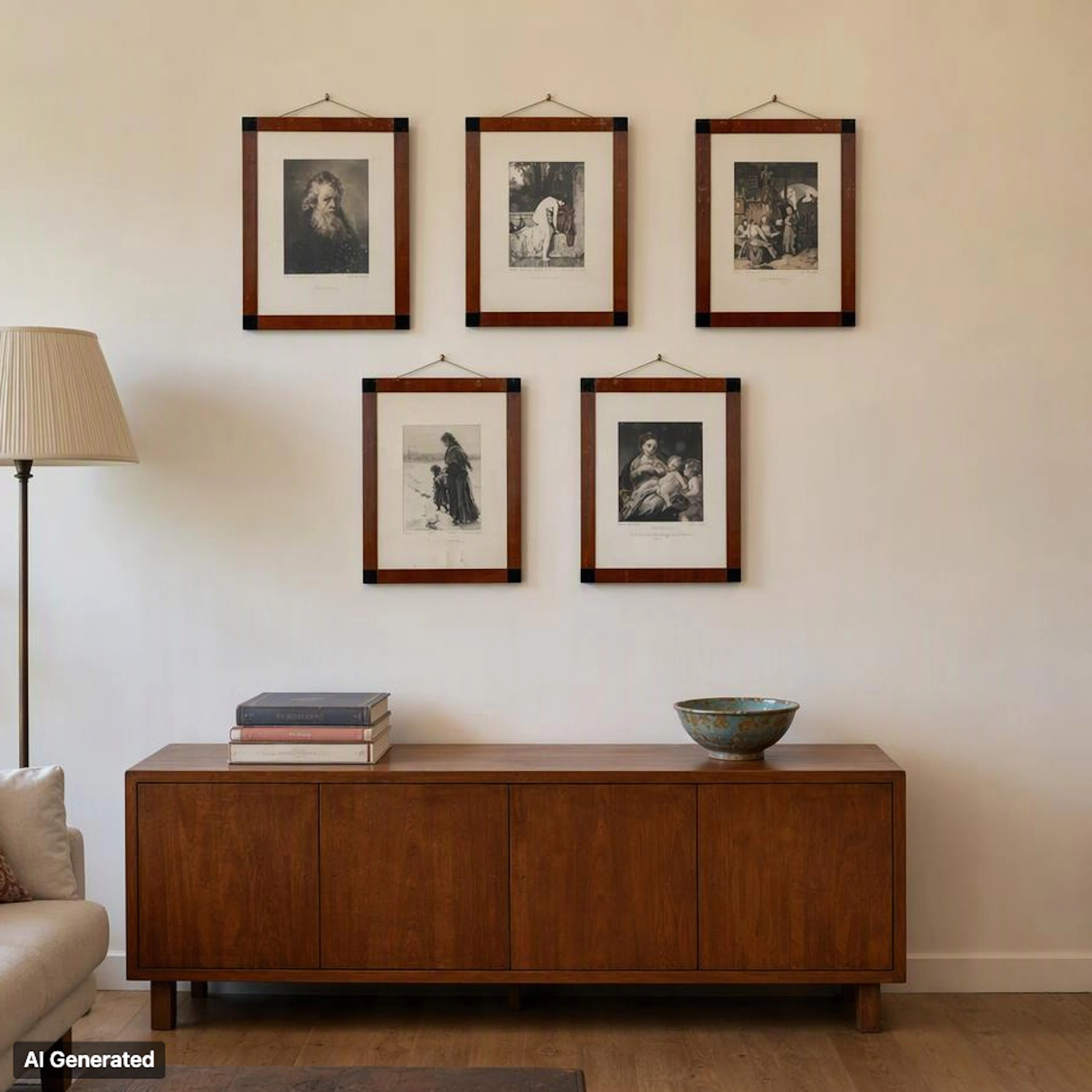 PICTURE SUITE, 5 pezzi, stampe a colori, 1800