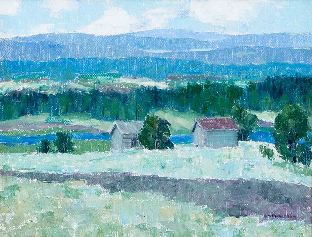 EVALD HEDENSTRÖM (1909-1996), óleo sobre lienzo, firmado