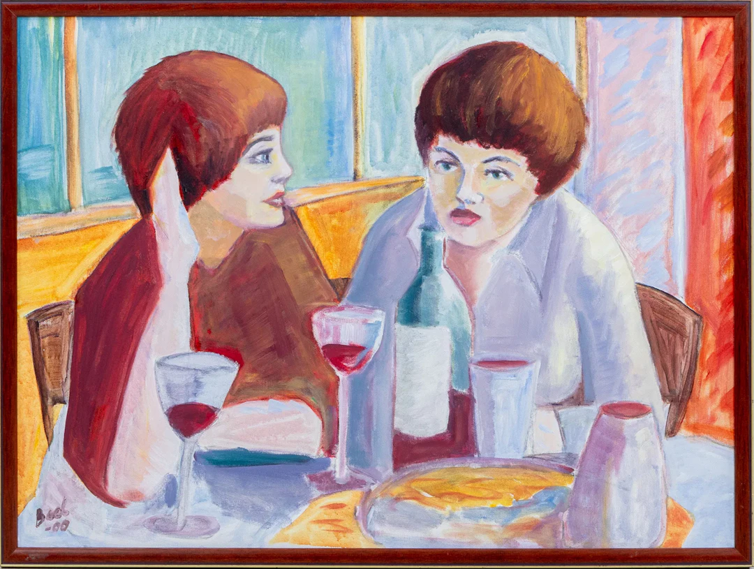 BOEL PALEOLOGOS (born 1948), oil on canvas, signed and dated -00