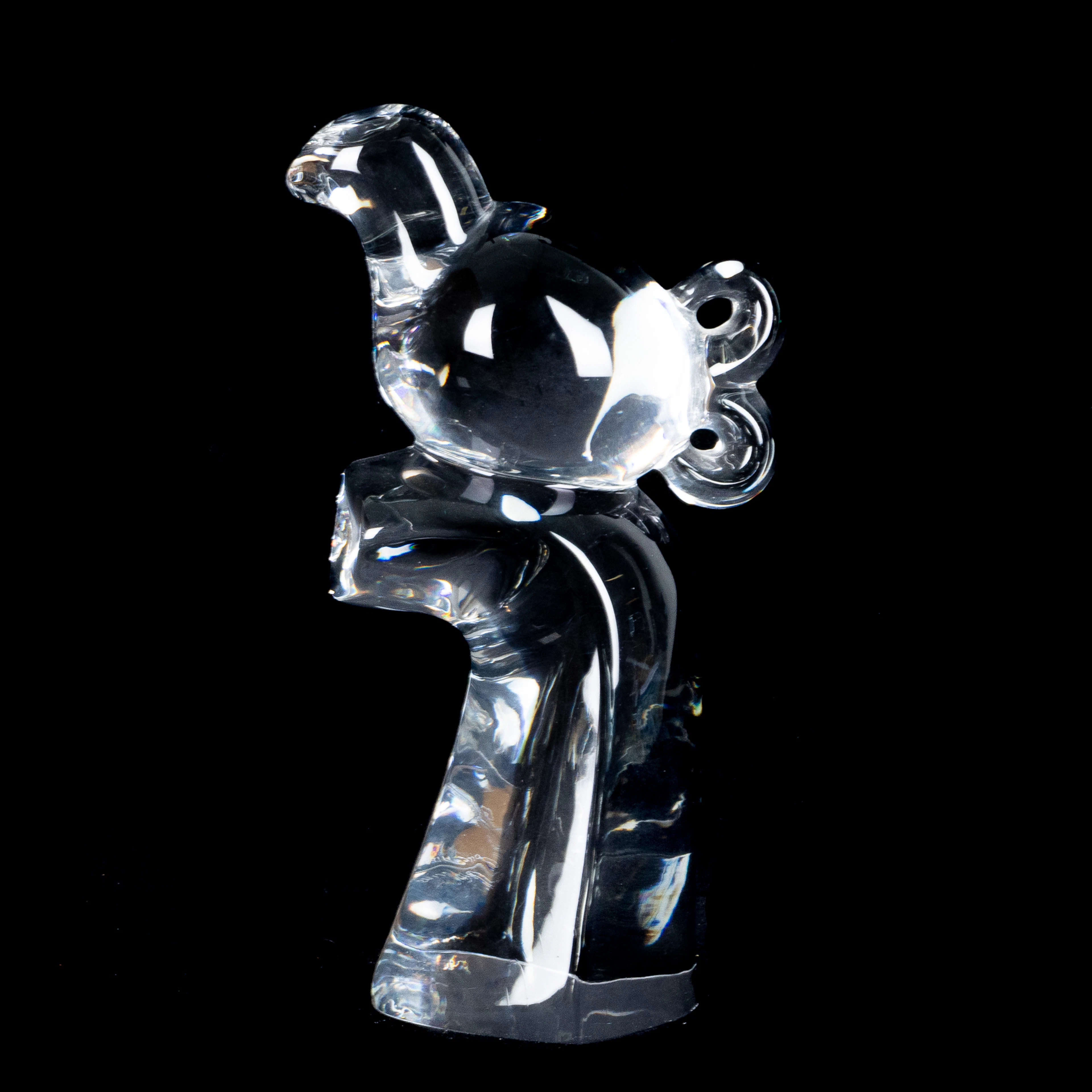 OLLE ALBERIUS, una scultura, vetro, Orrefors, firmato