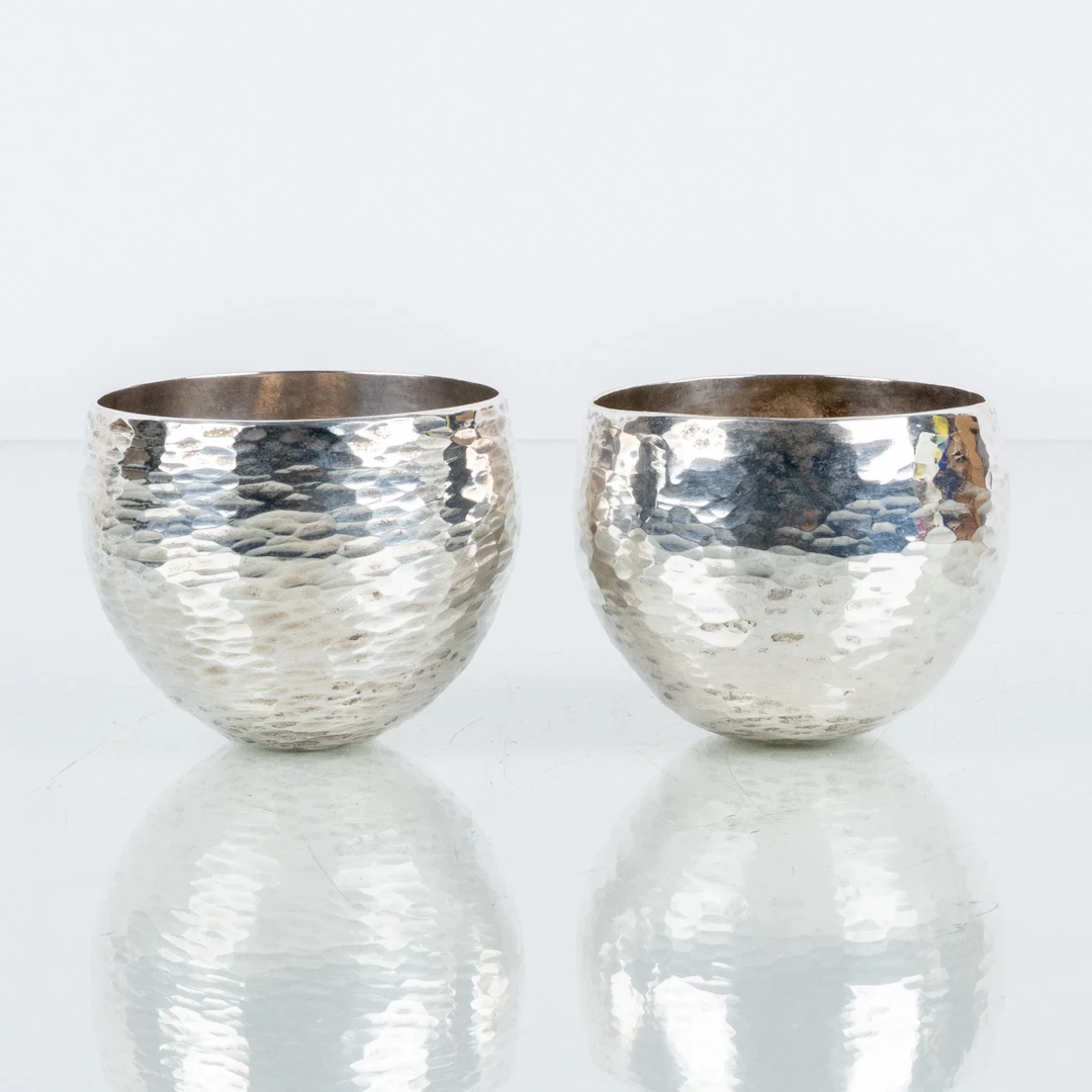 ANDERS NORLING, 2 coupes de souper, argent, Oxelösund 1993