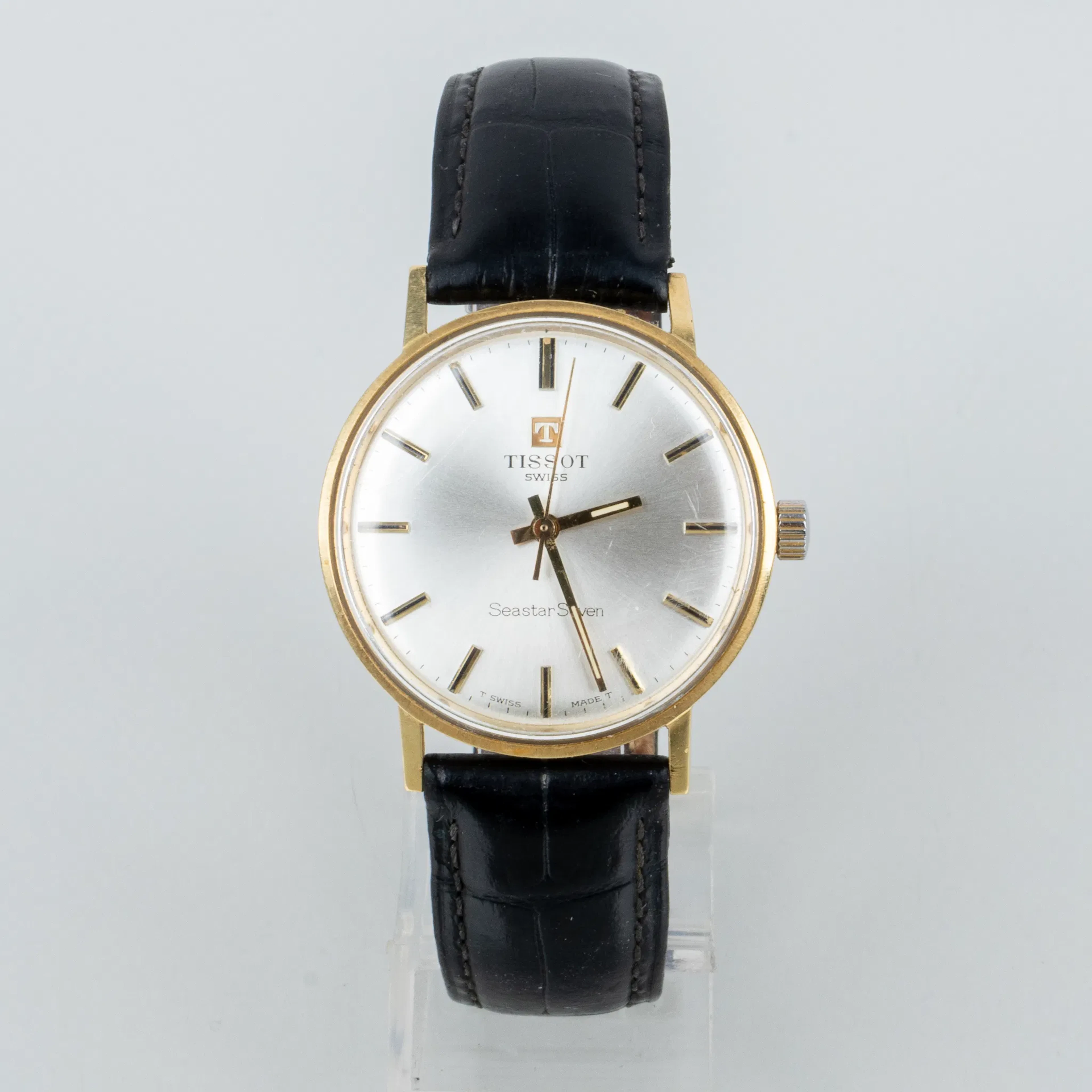 RELOJ DE PULSERA MASCULINO, oro de 18 quilates, Tissot, Seastar Seven, la segunda mitad del siglo XX