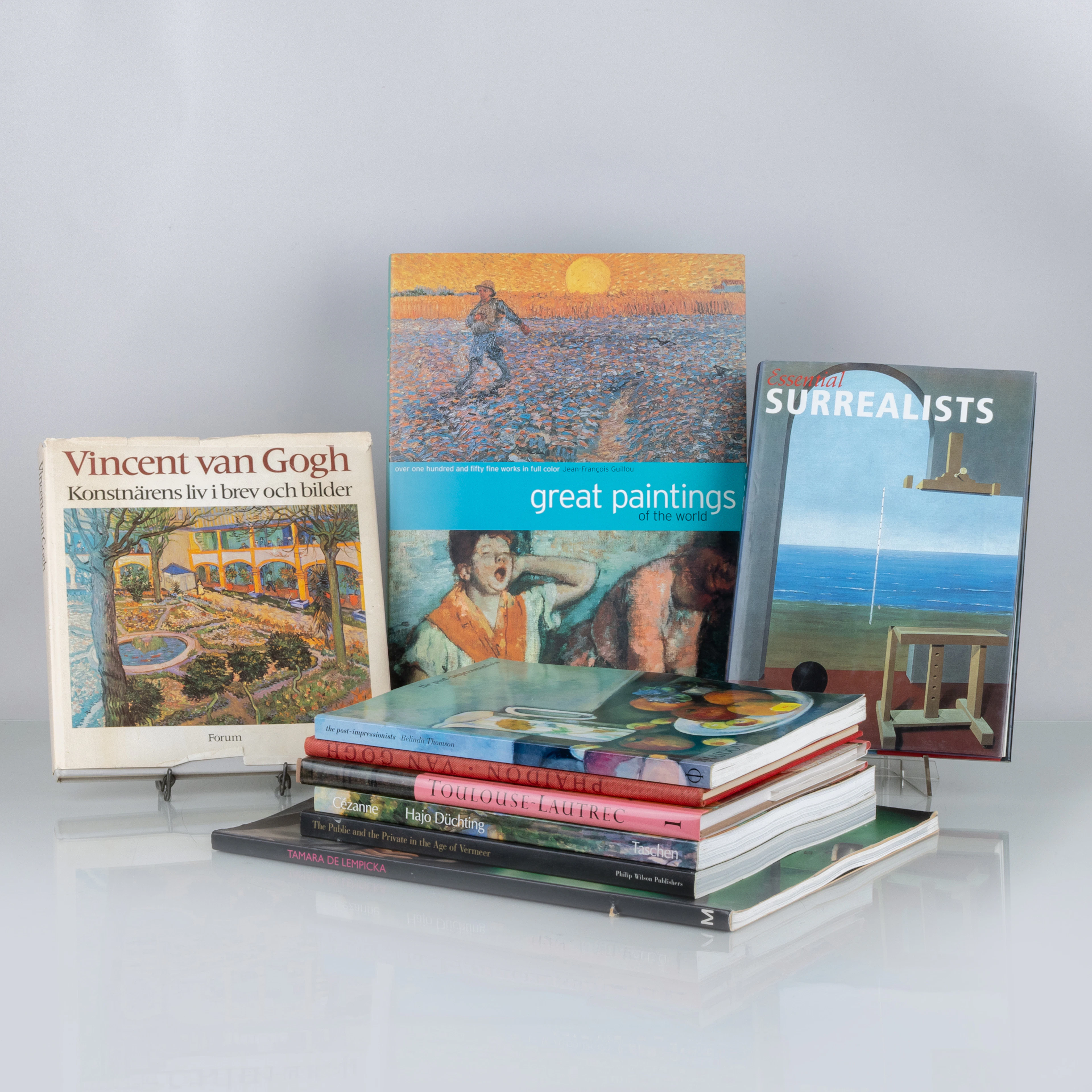 SAMLING KONSTLITTERATUR, bla om surrealismen och impressionismen