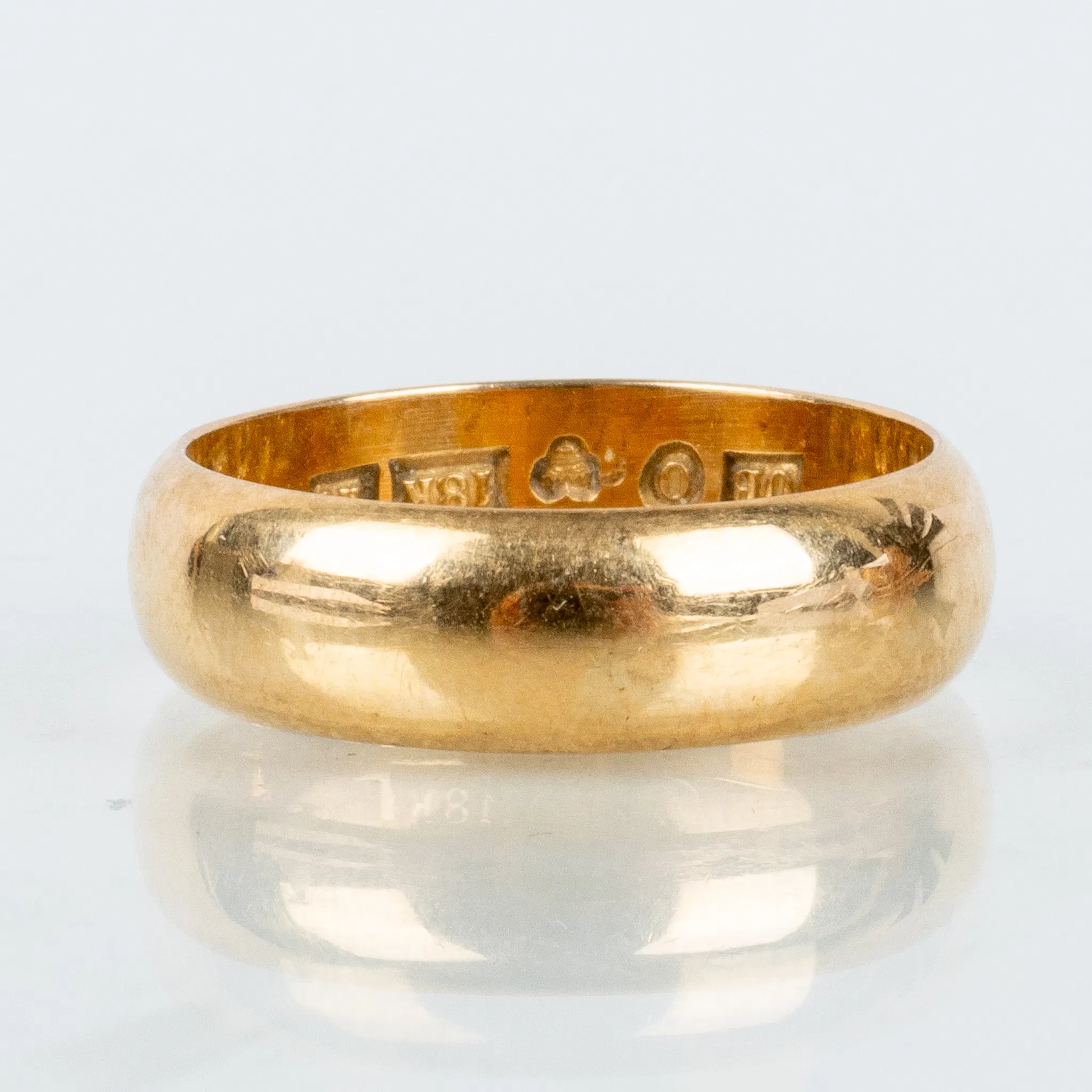 ANELLO in oro 18 carati, francobolli svedesi OB 1960