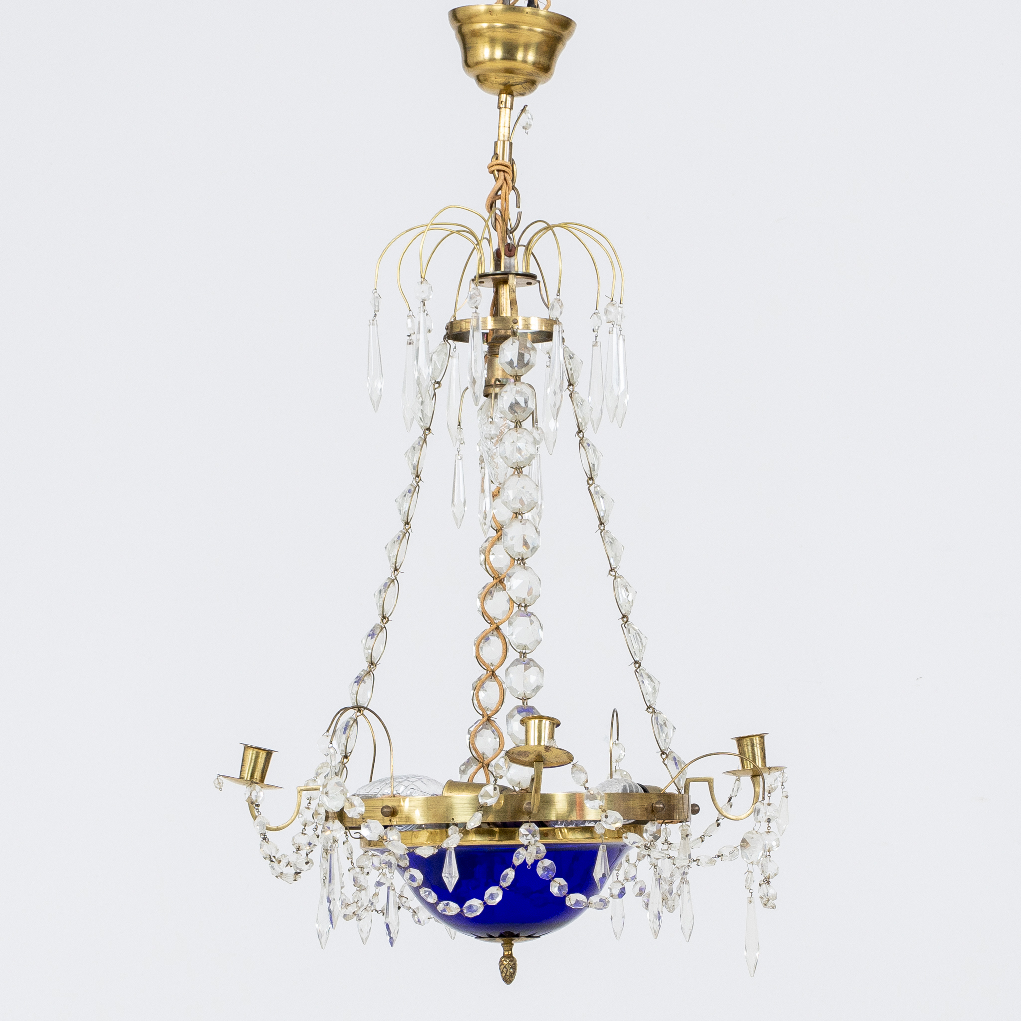CANDELABRO, estilo gustaviano, primera mitad del siglo XX