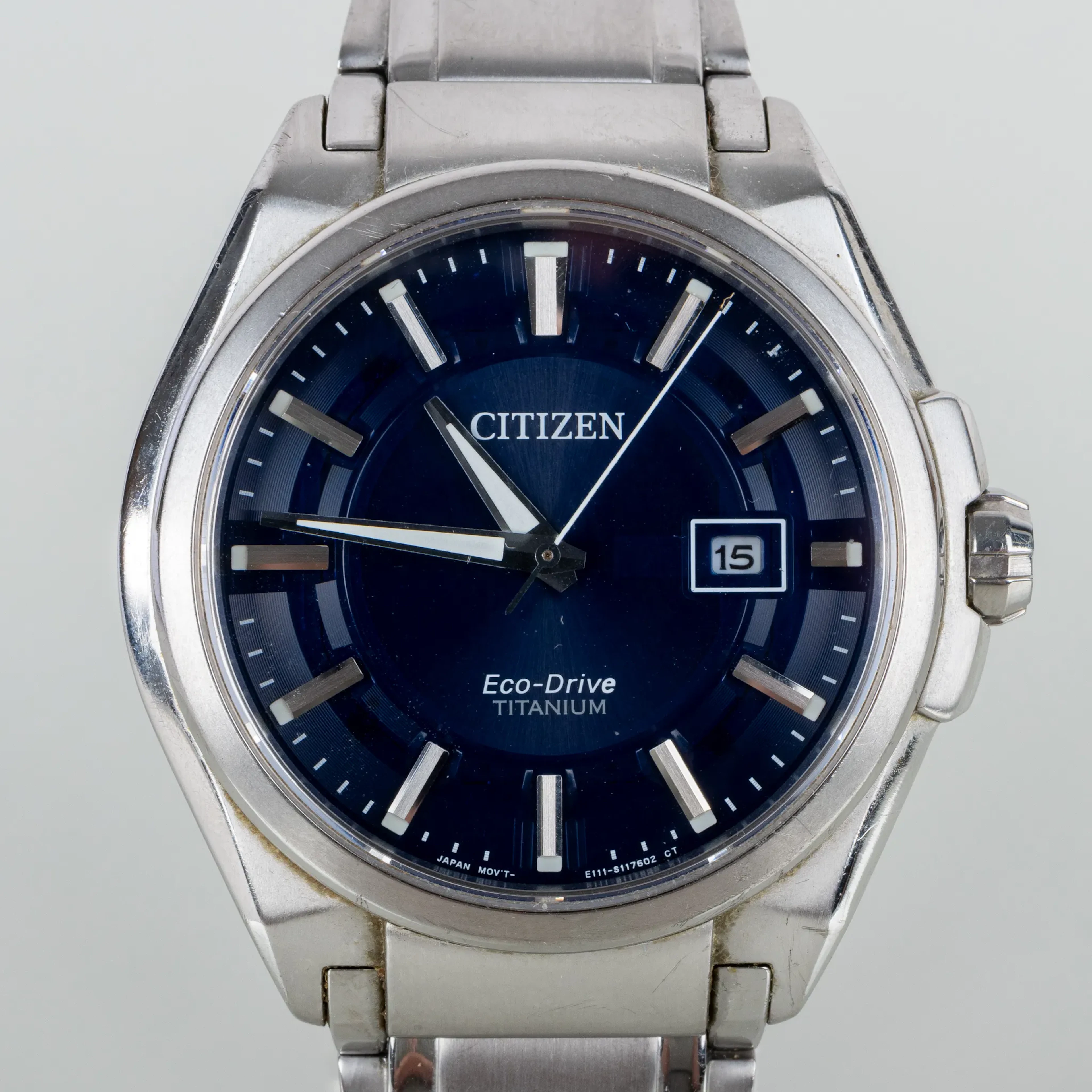 RELOJ de PULSERA, Citizen Ecodrive, cuarzo Titanio