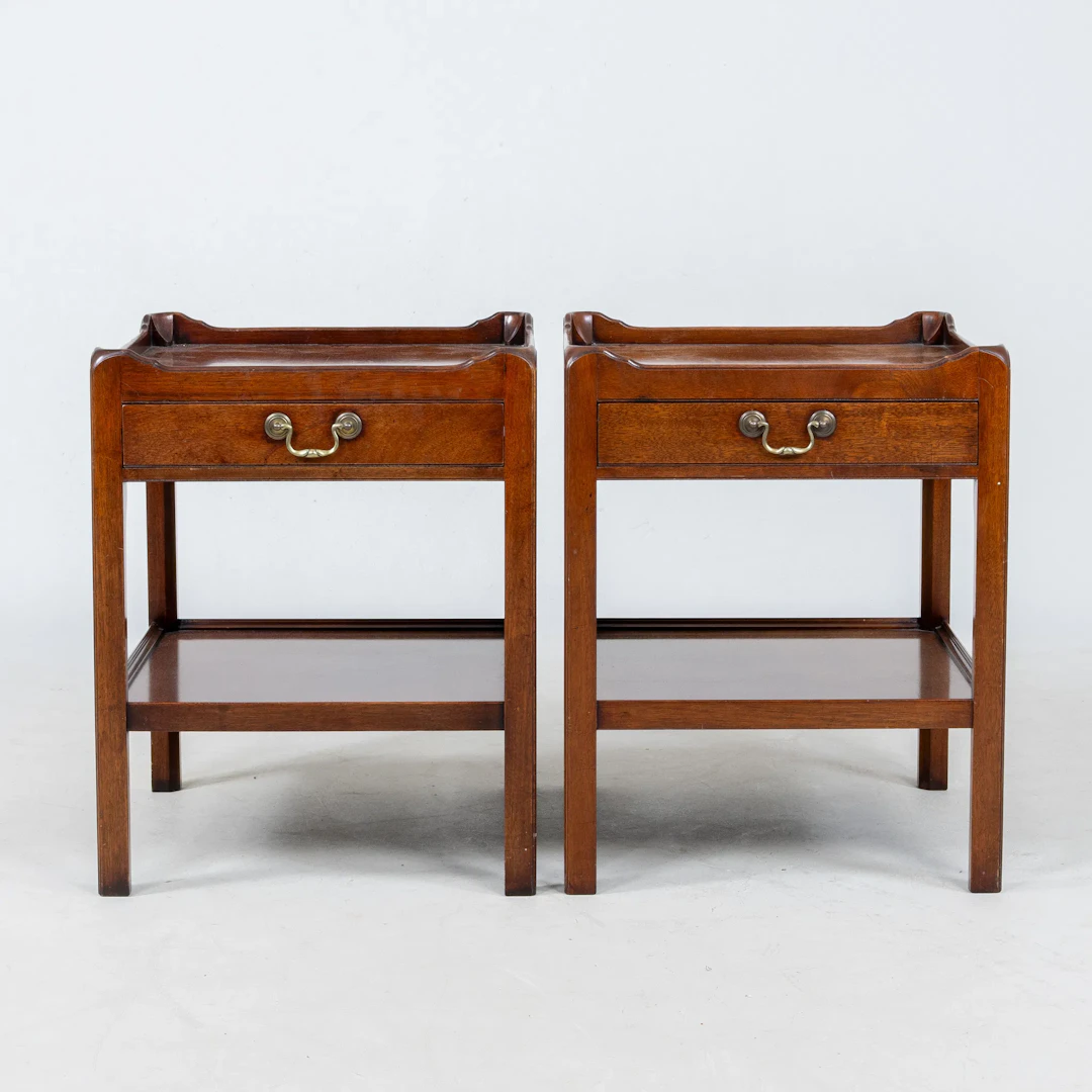 SIDE TABLE, 1 pair, English style, 1900s