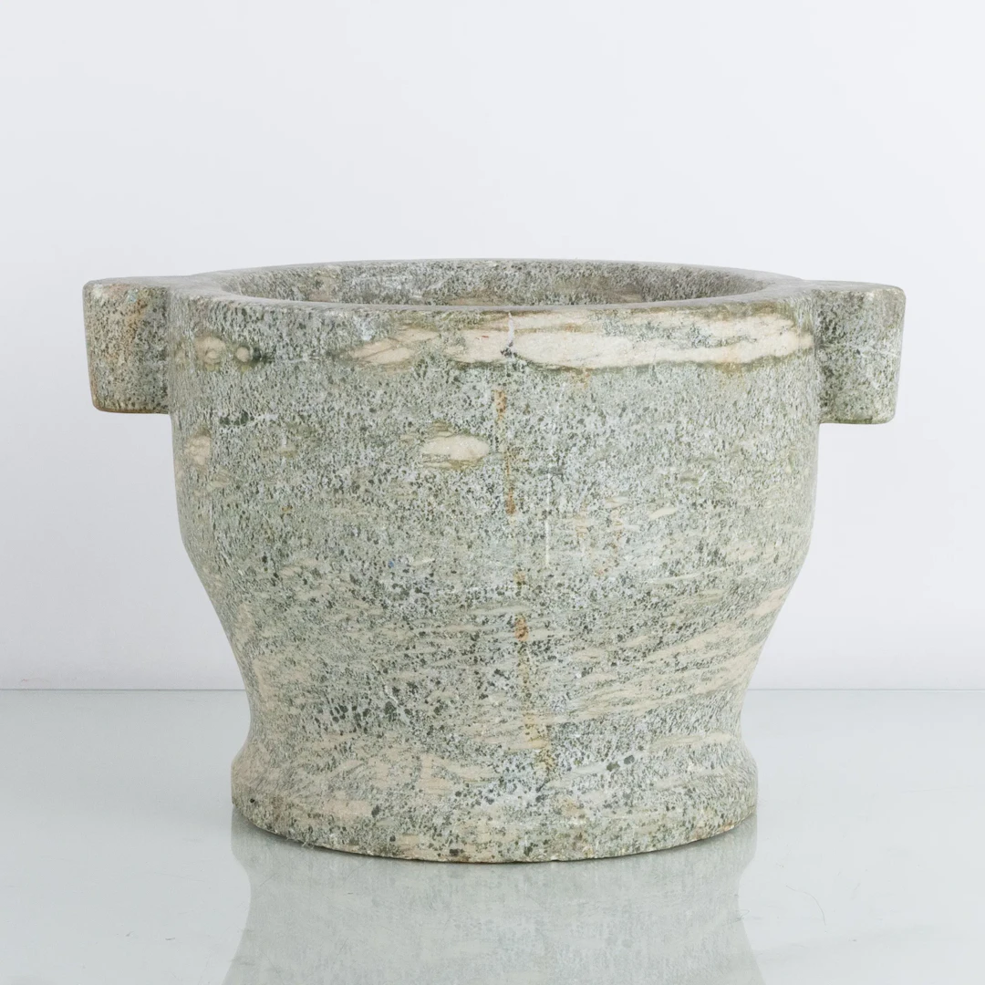 MORTAR, larger model, Kolmård marble, probably 1800s