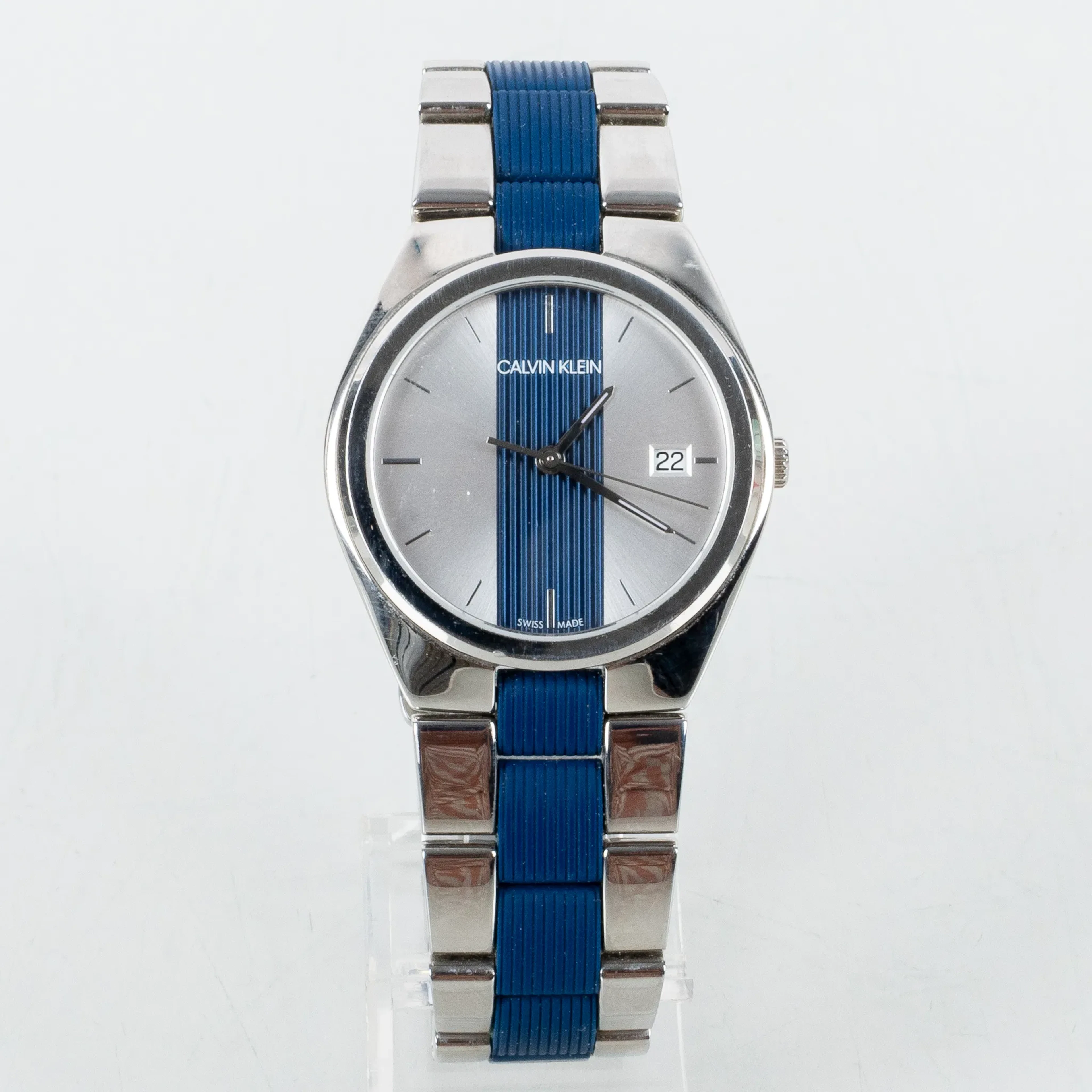 CALVIN KLEIN, reloj de pulsera, acero, años 2000