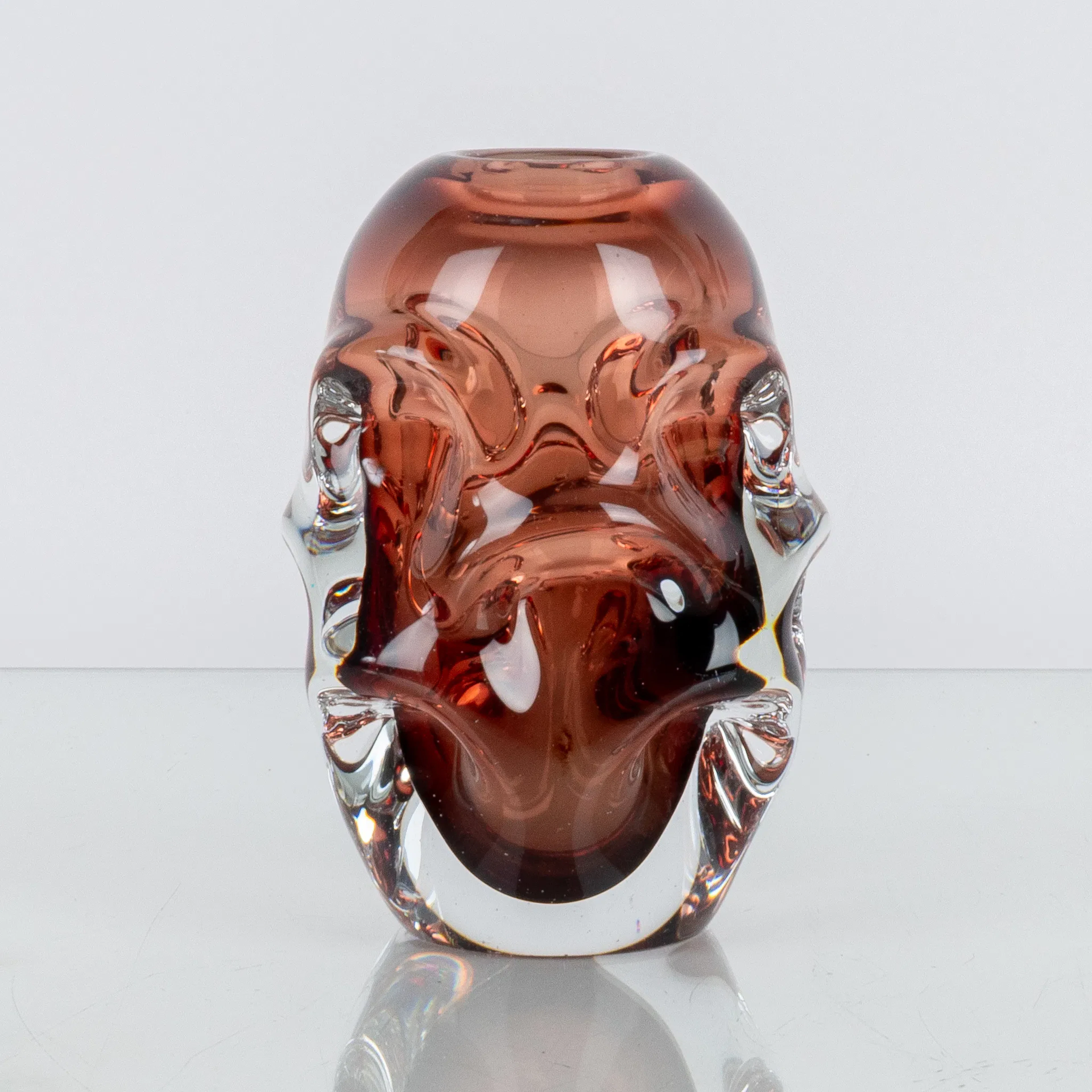 VASE, vidrio, mediados del siglo XX