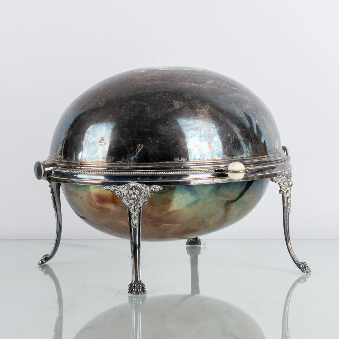 CAMPANA TÉRMICA, níquel-plata, primera mitad del siglo XX