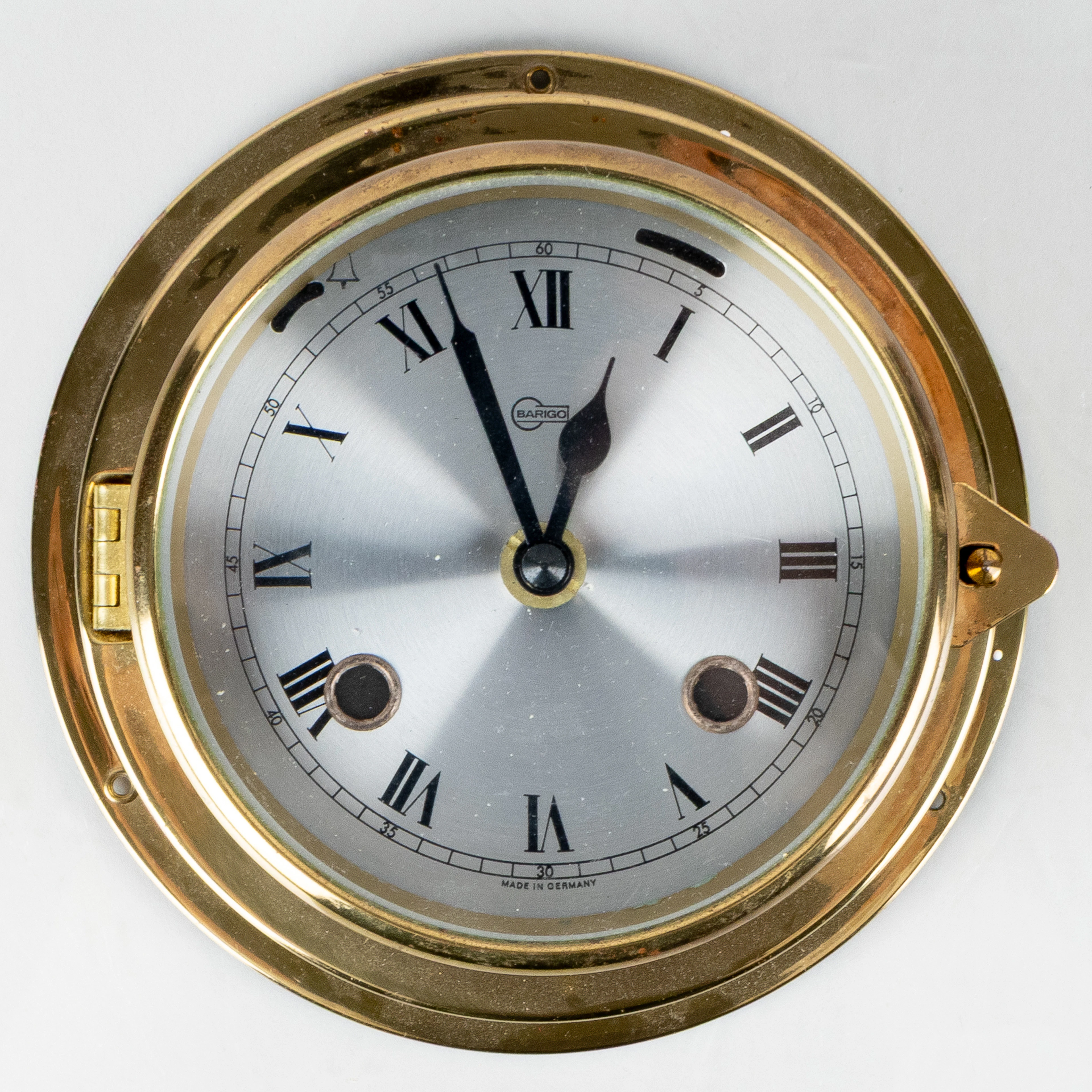 SHIP'S CLOCK, brass, Barigo, Quartz, 20th century