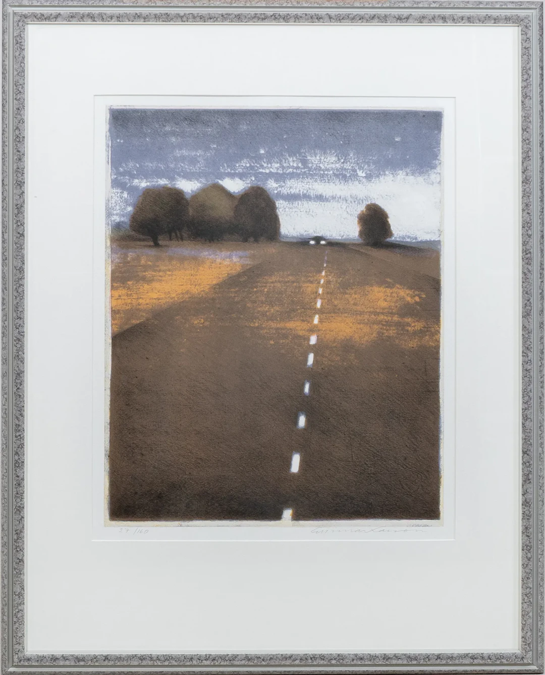 GUNNAR LARSON (1925-2020), litografía a color, firmada y numerada 27/160