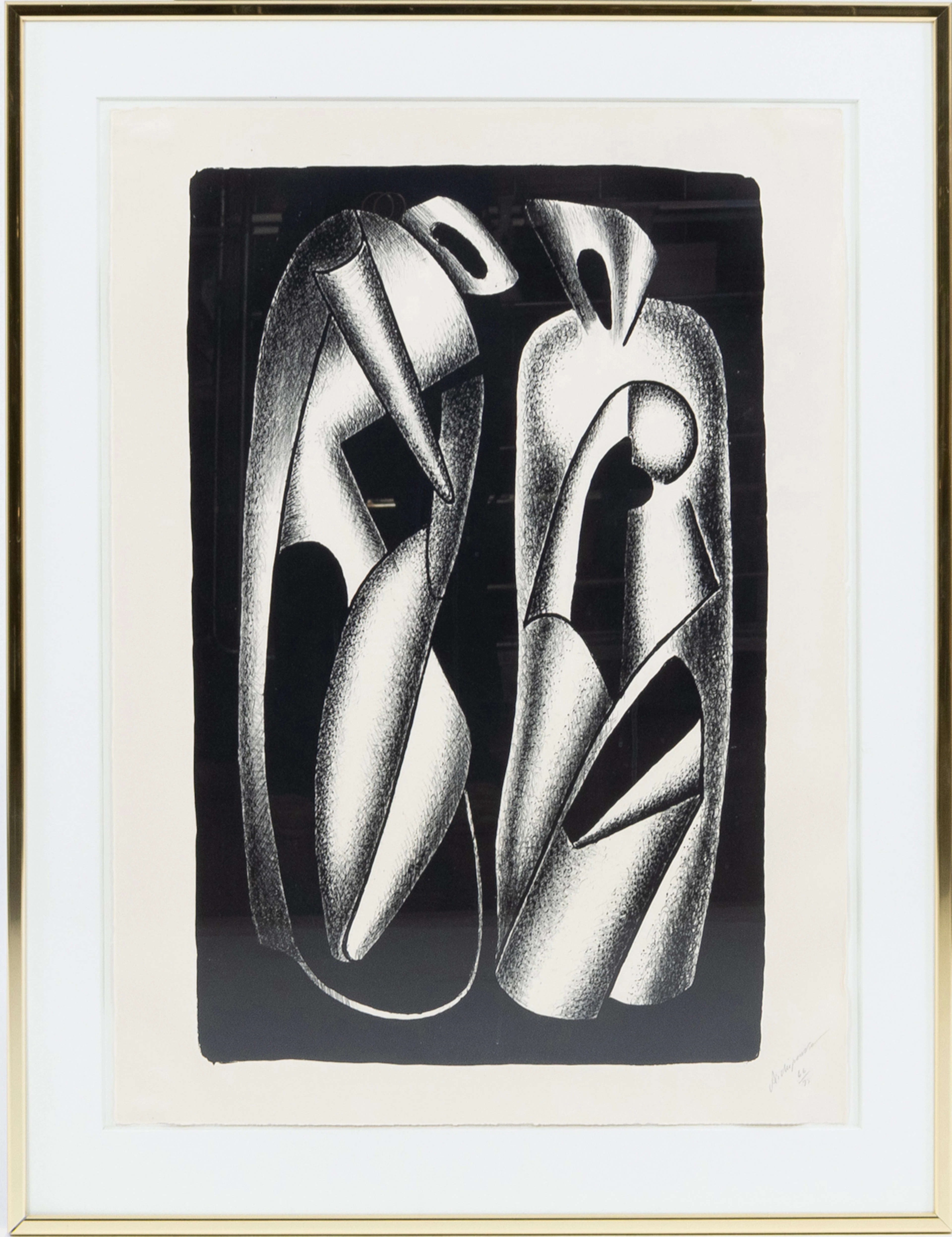 ALEXANDER ARCHIPENKO (Ukraina/USA 1887-1964), litografi, "L'umonisté