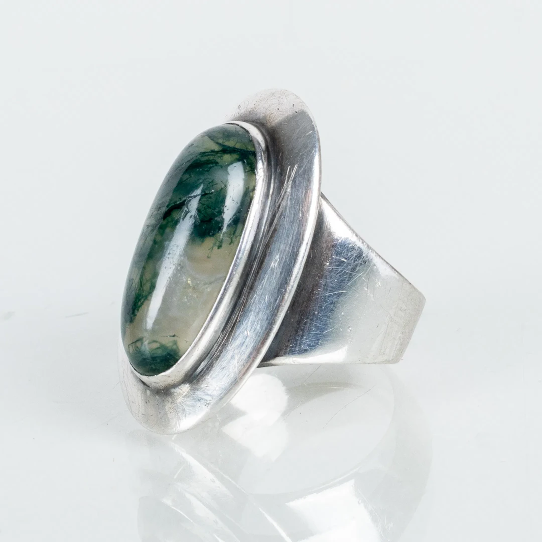 ANILLO, plata, probablemente la segunda mitad del siglo XX