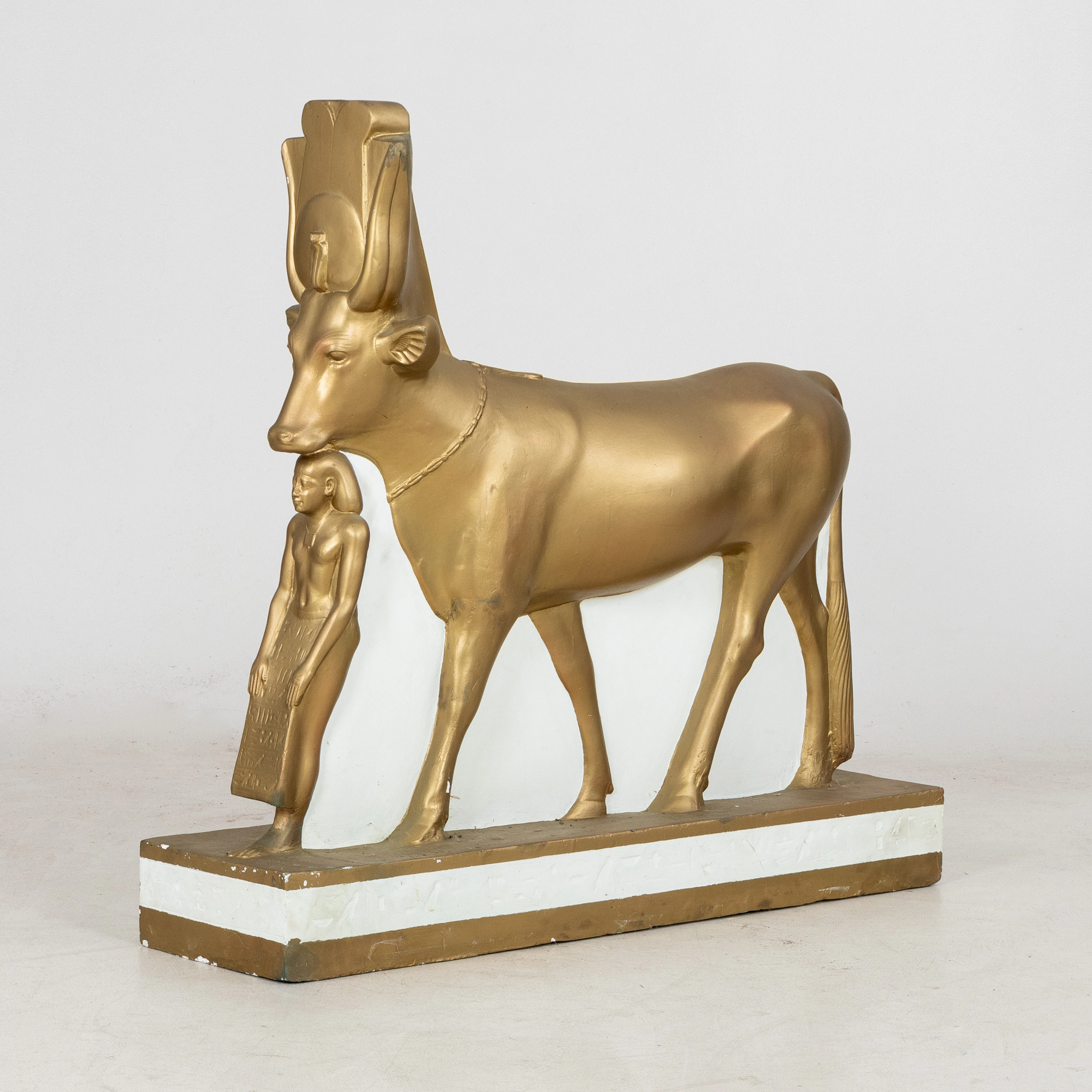 UNKNOWN ARTIST, sculpture, painted plaster, probably the first half of the 20th century