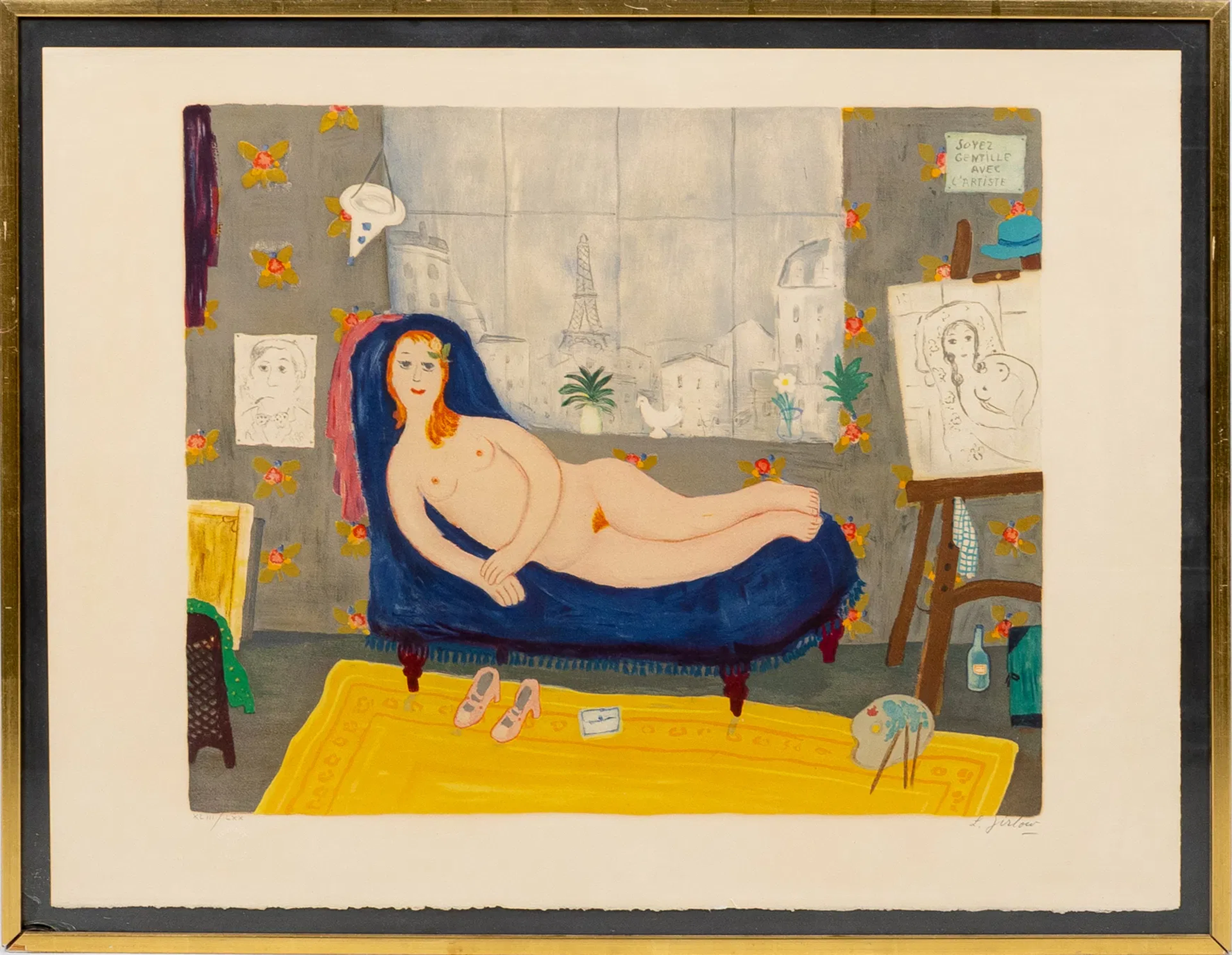 LENNART JIRLOW (1936-2020), litografia a colori, firmata e numerata