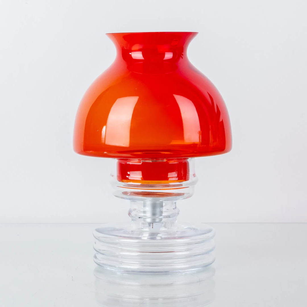 A NANNY STILL glass lantern "Apollo", Riihimäen Lasi, 1970s