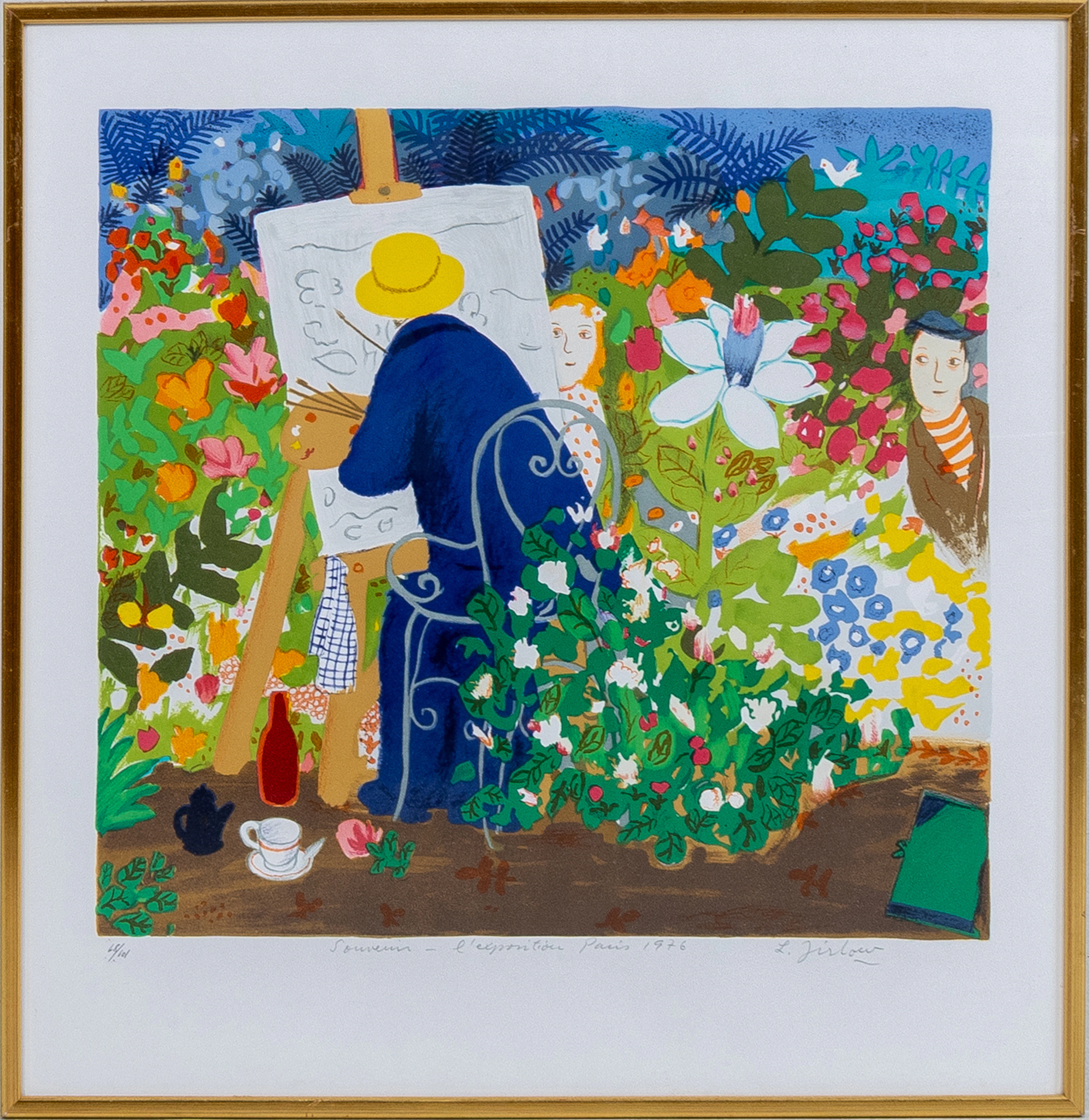 LENNART JIRLOW (1936–2020), Farblithografie, signiert und nummeriert 68/101