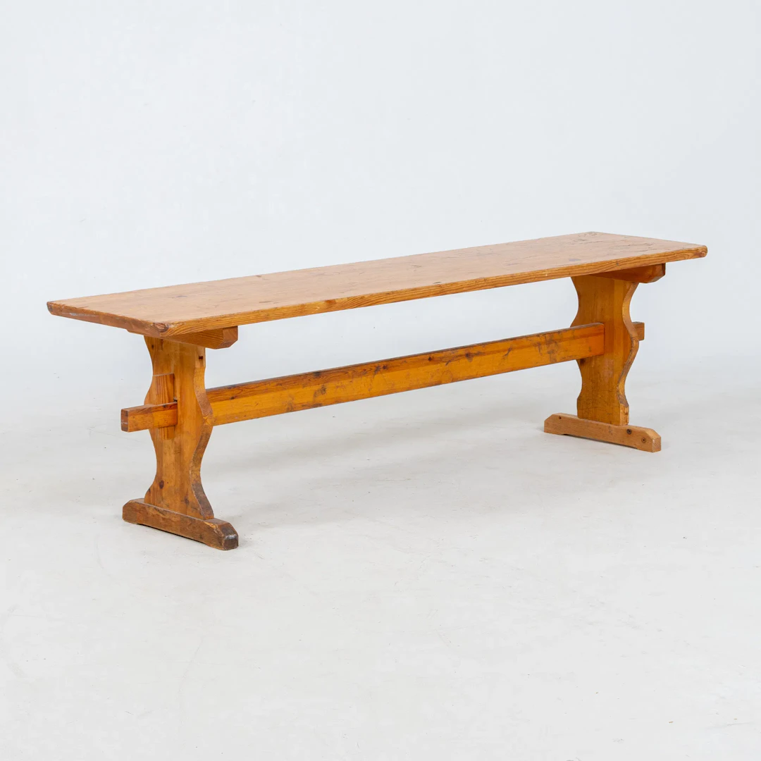 BENCH, pine, the first half of the 20th century