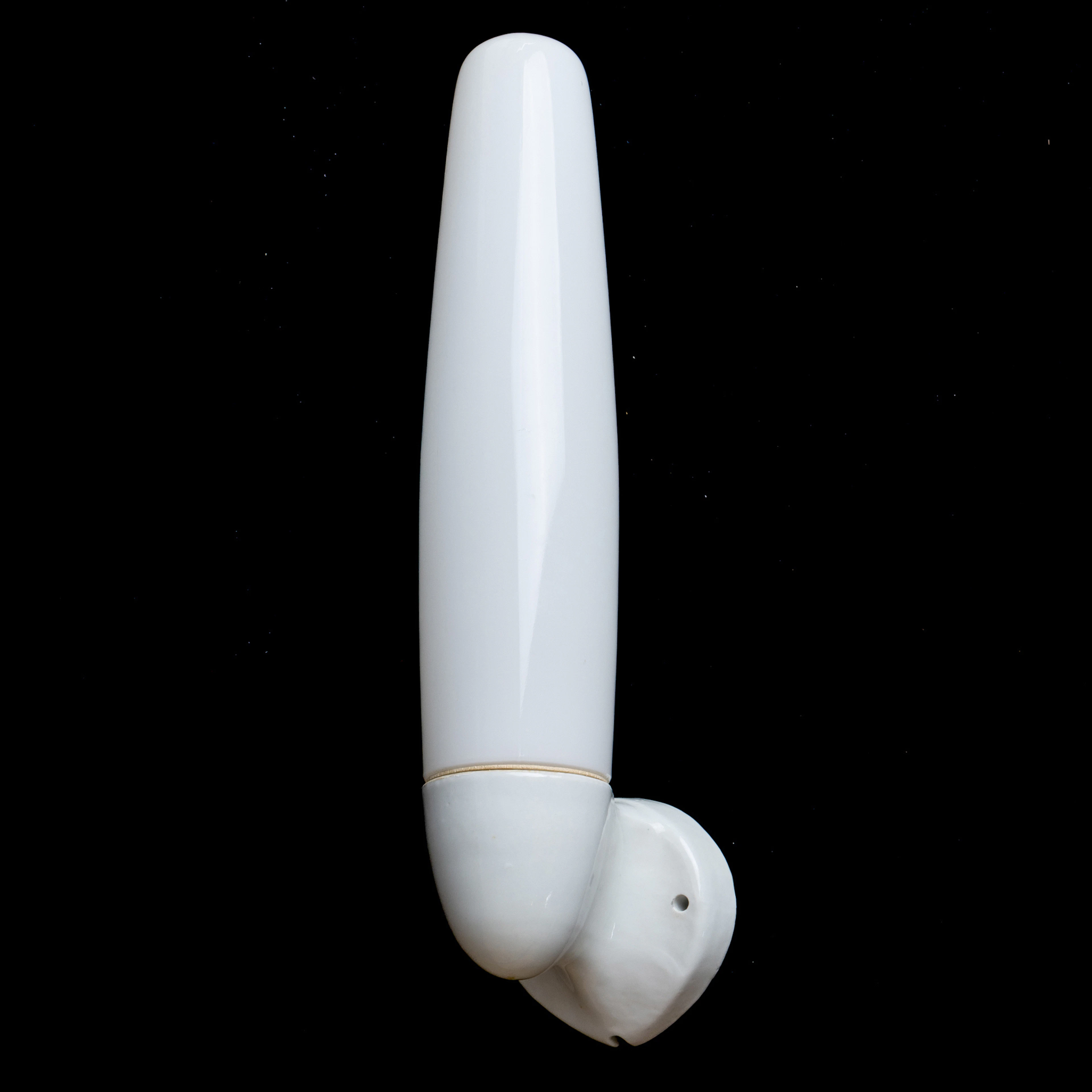 WANDLAMPE, Porzellan und Glas, zweite Hälfte des 20. Jahrhunderts