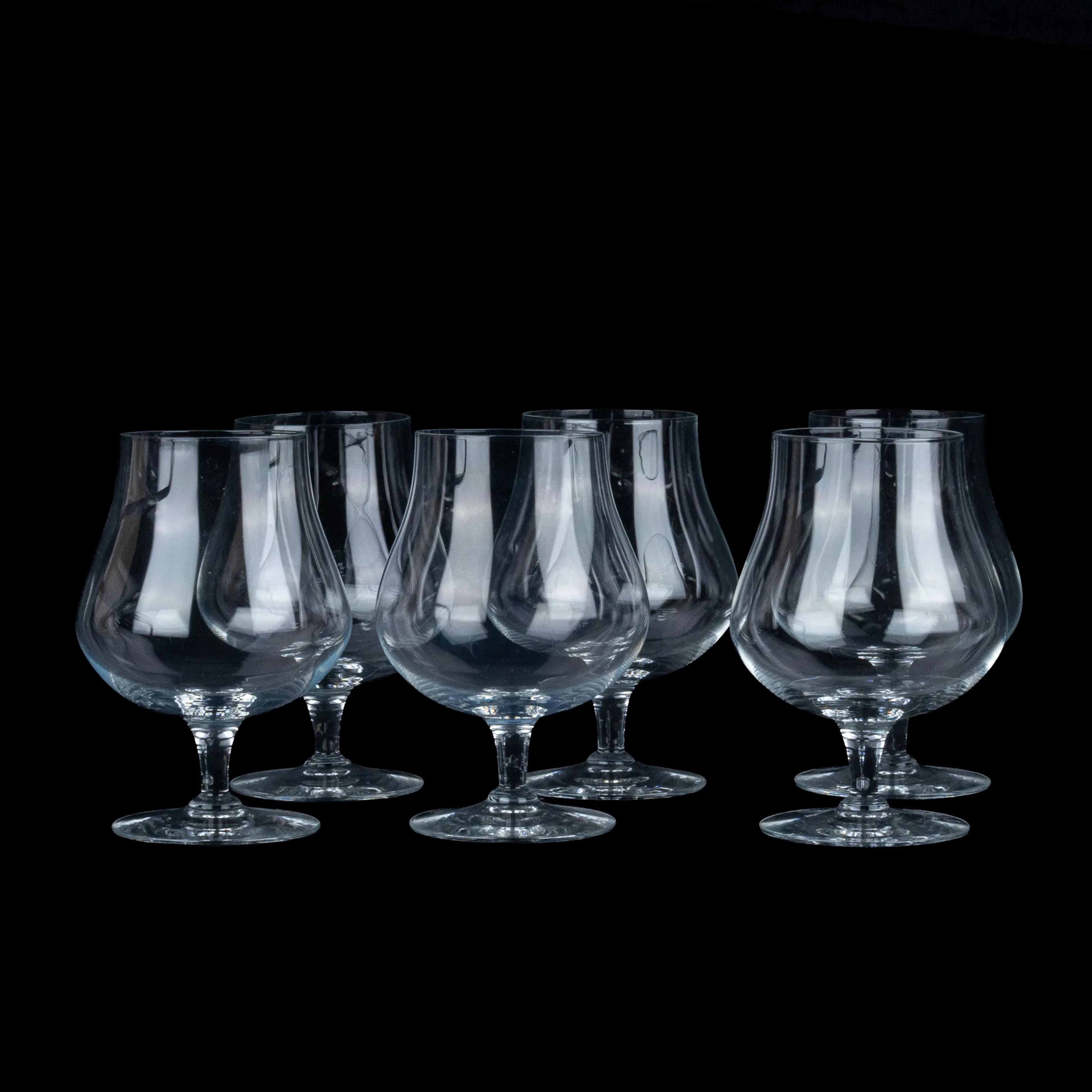 COGNAC-BECHER, 6 Gläser, zweite Hälfte des 20. Jahrhunderts