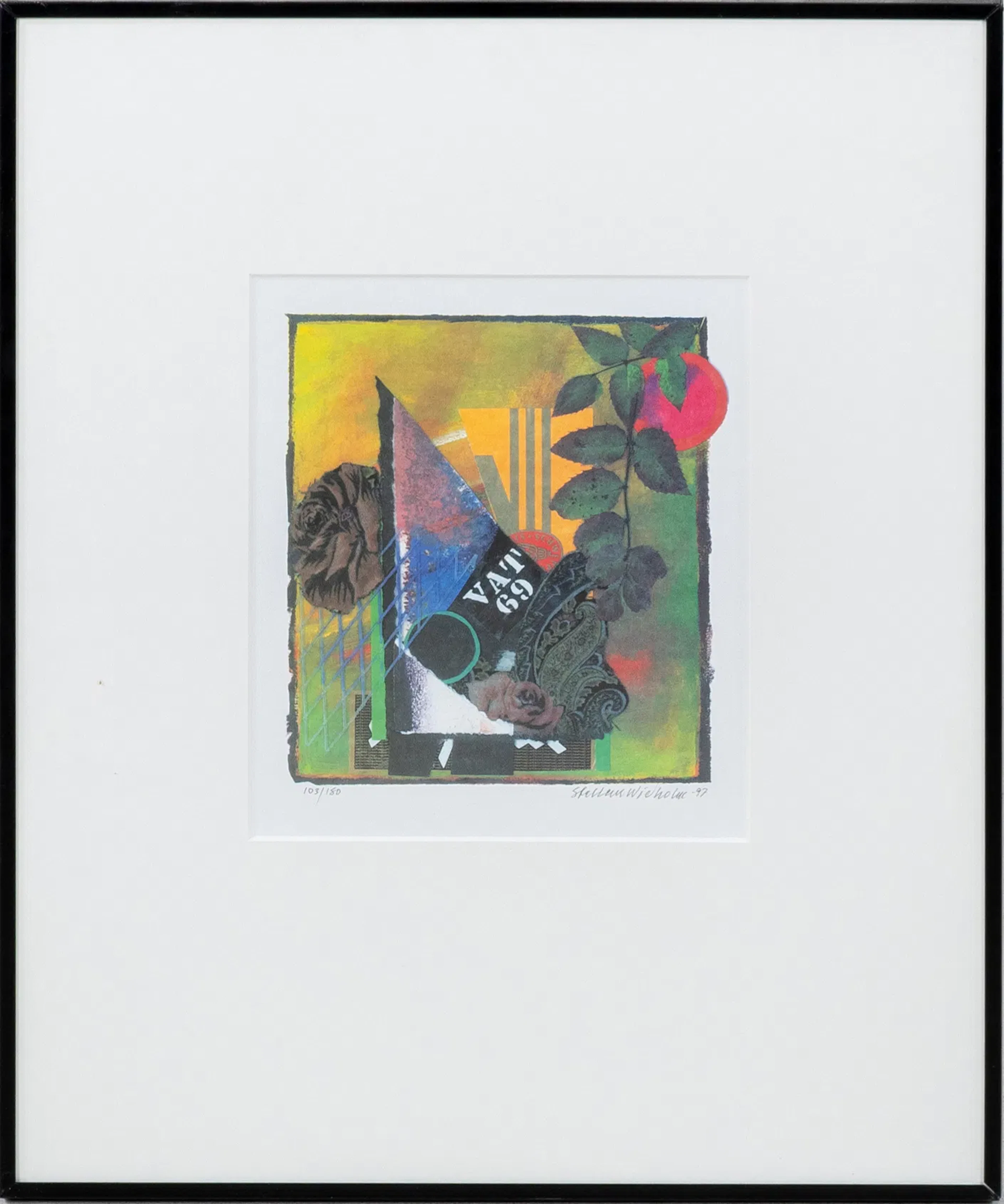 STELLAN WIDHOLM, litographie en couleur, signé, numérotée 103/180 et datée -97