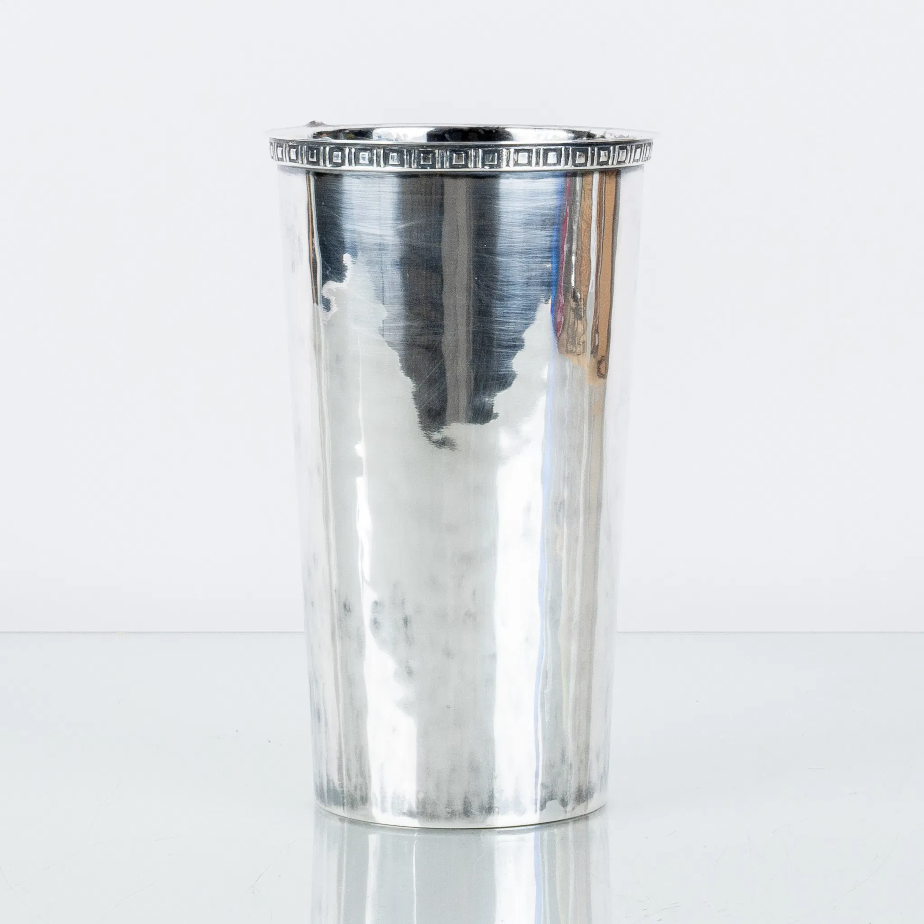 ERIC LÖFMAN, A silver glass vase, MGAB, 1976