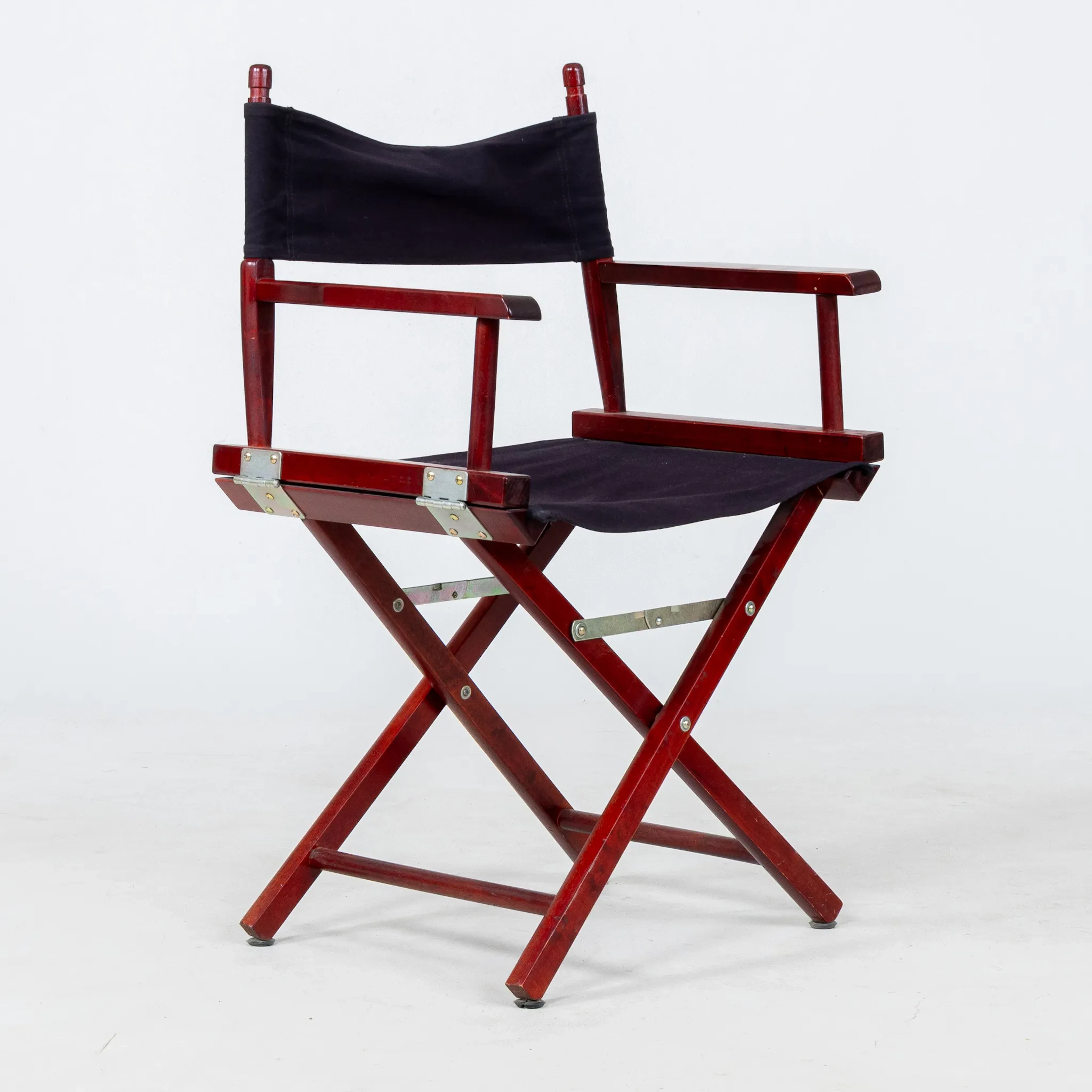 SILLA DE DIRECTOR, caoba, finales del siglo XX