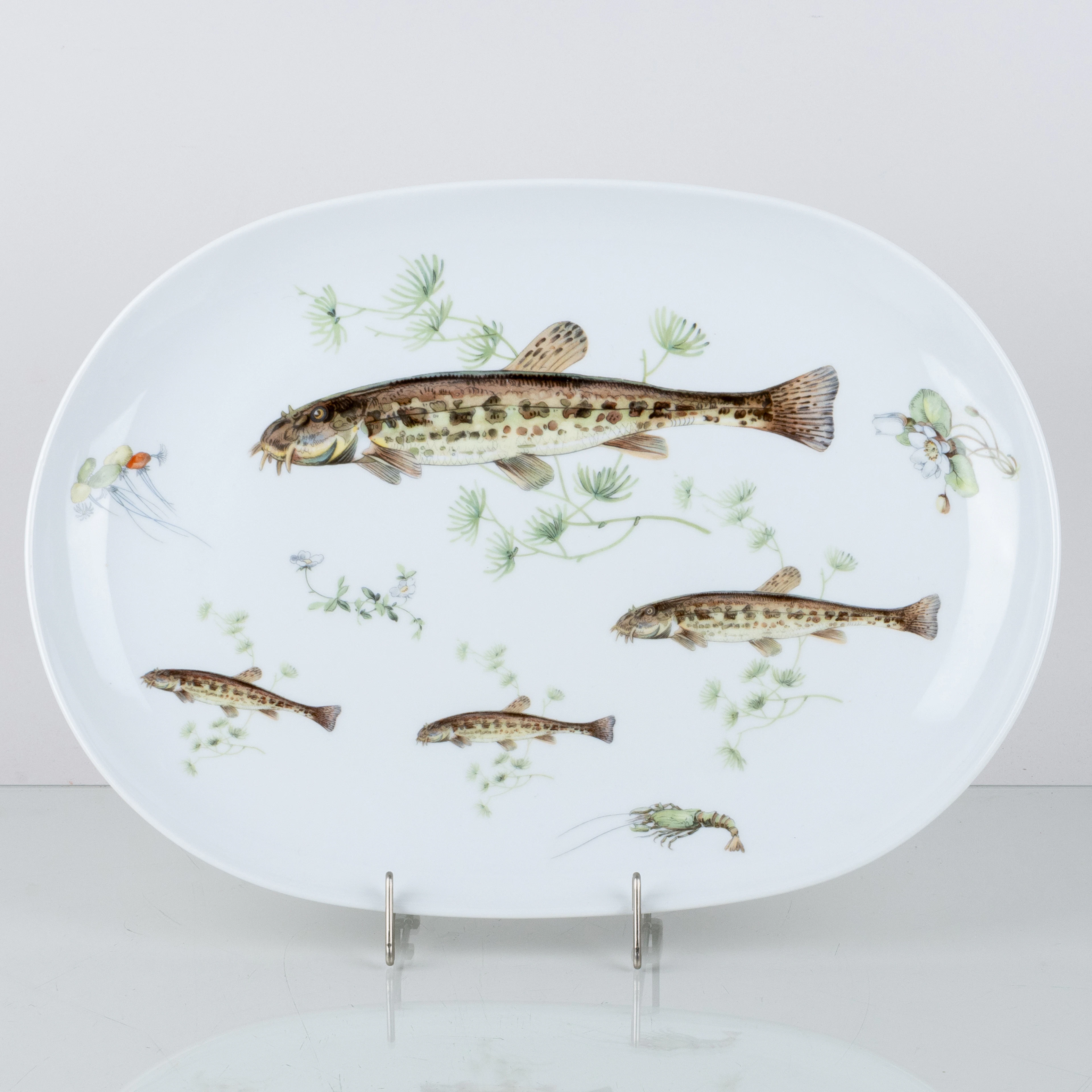 PLATTER, porcelain, Upsala Ekeby Karlskrona