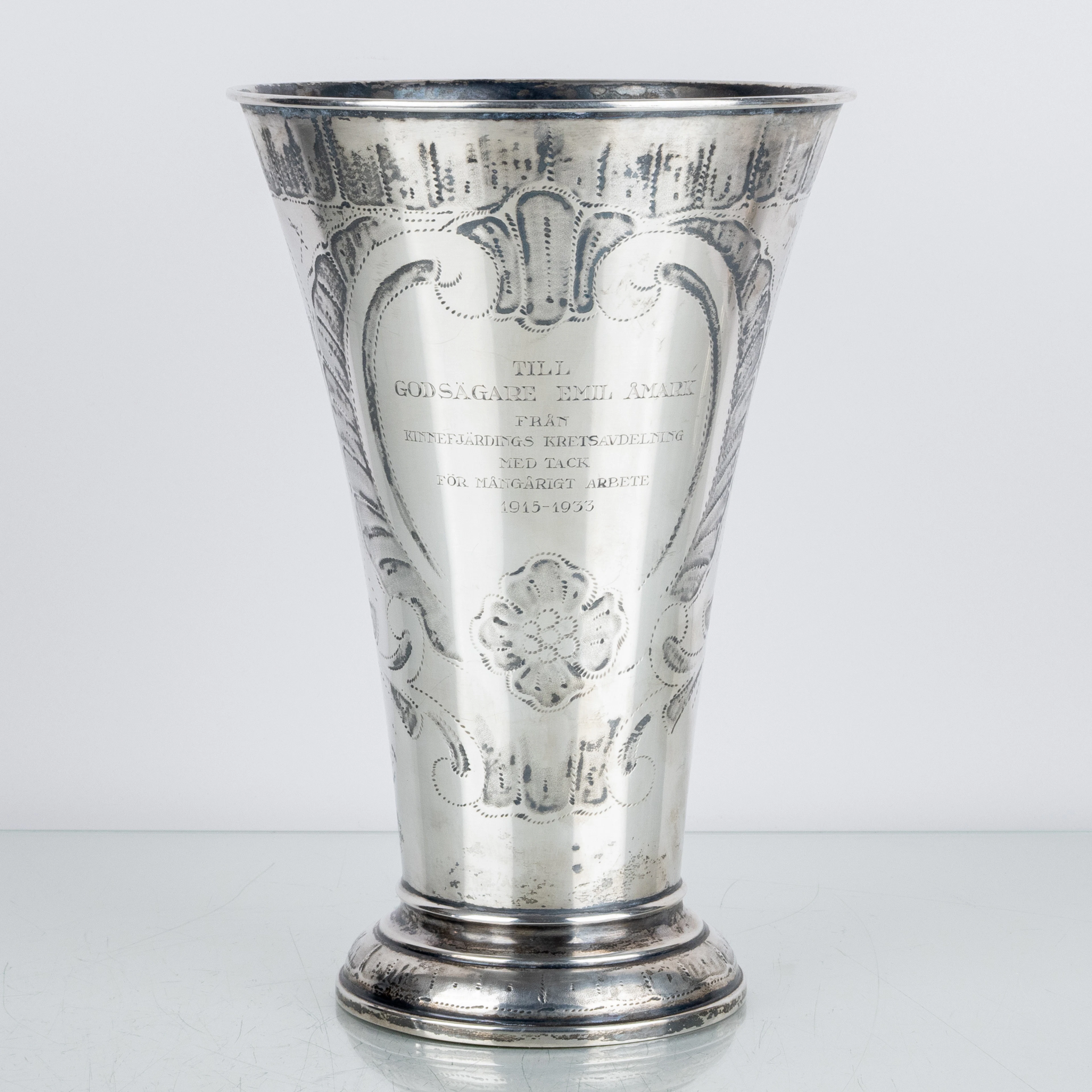 POKAL, silver, CG Hallberg, Stockholm 1934