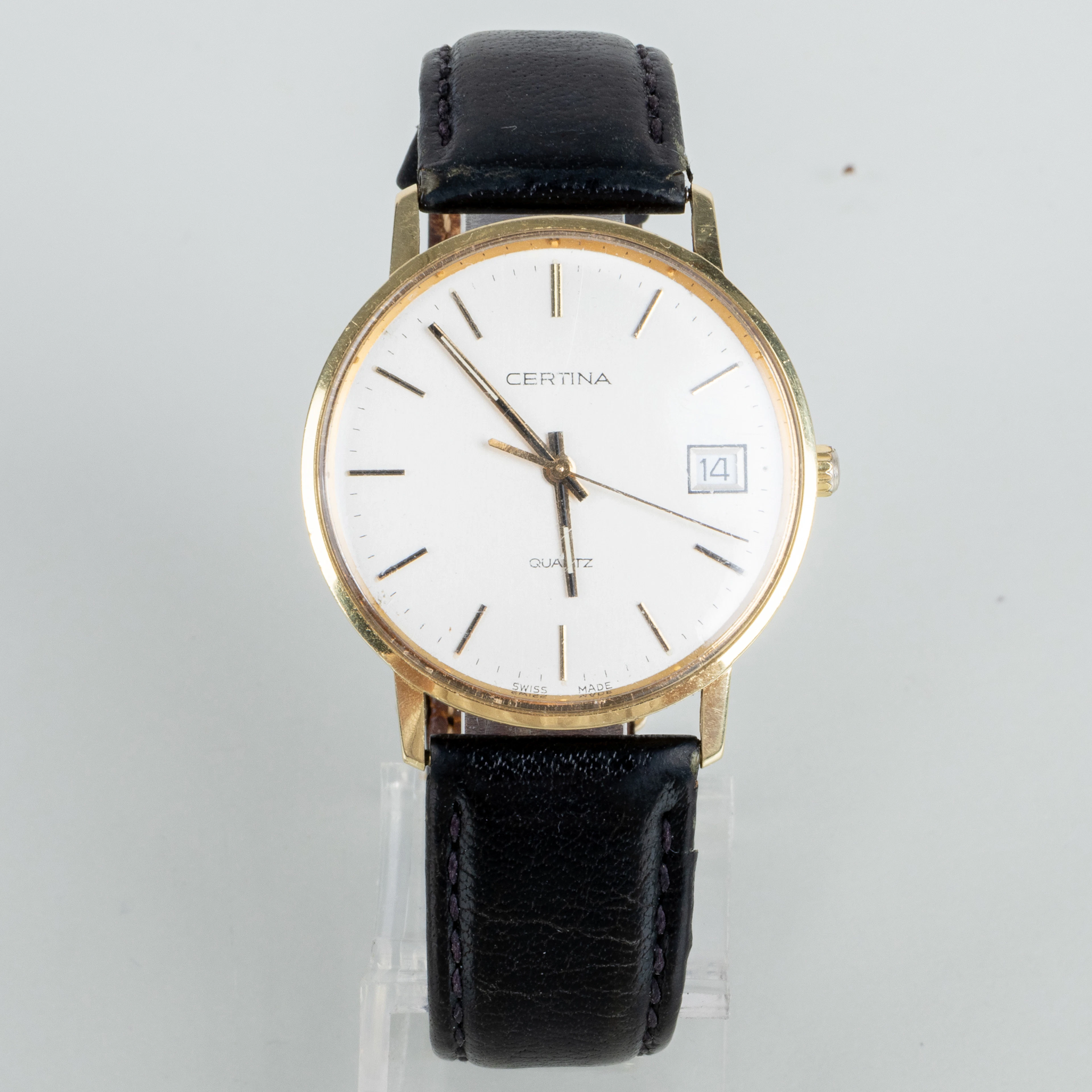 RELOJ DE PULSERA MASCULINO, Certina, oro 14 quilates