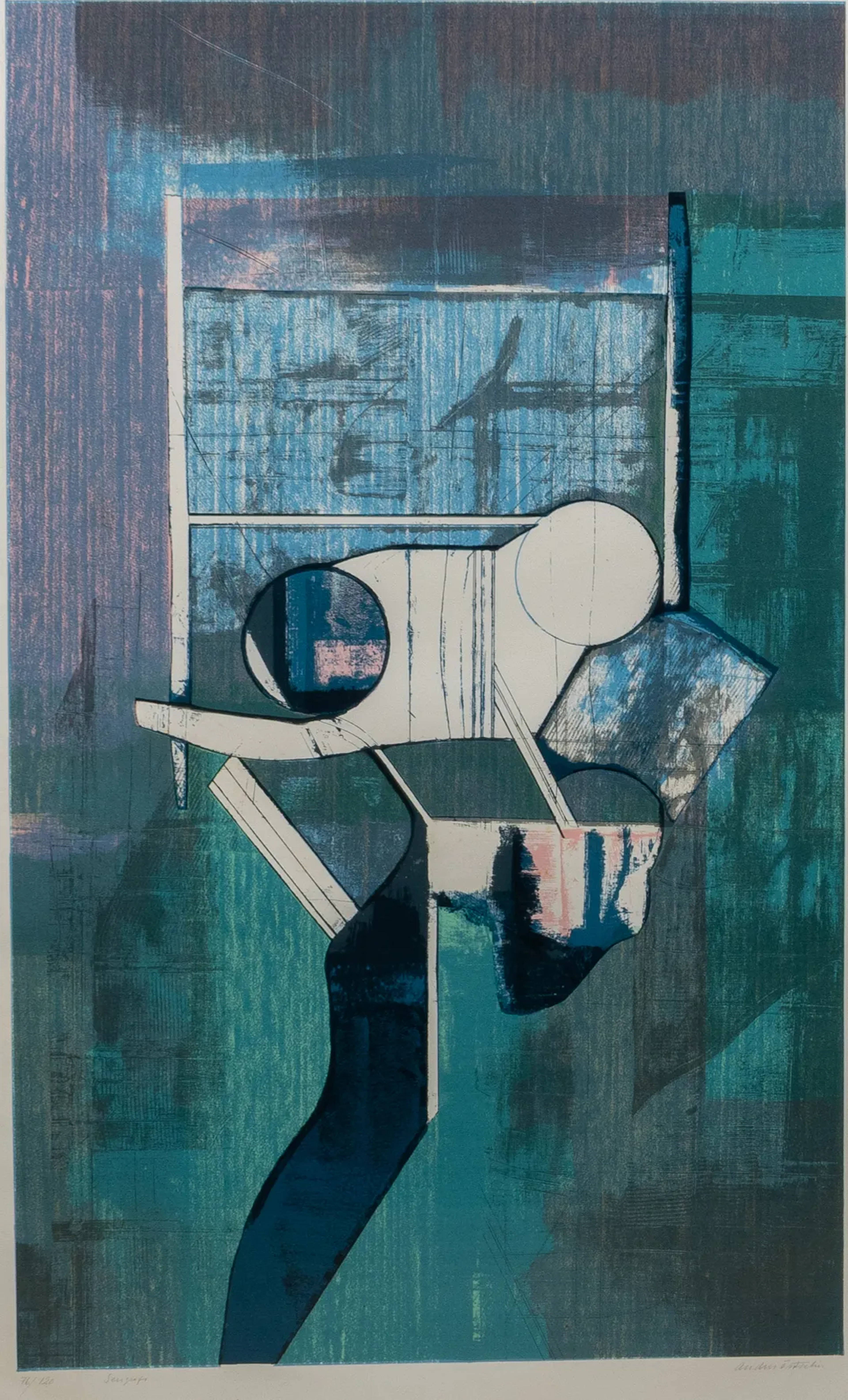 ANDERS ÖSTERLIN (1926-2011), sérigraphie, signé et numéroté 76/120