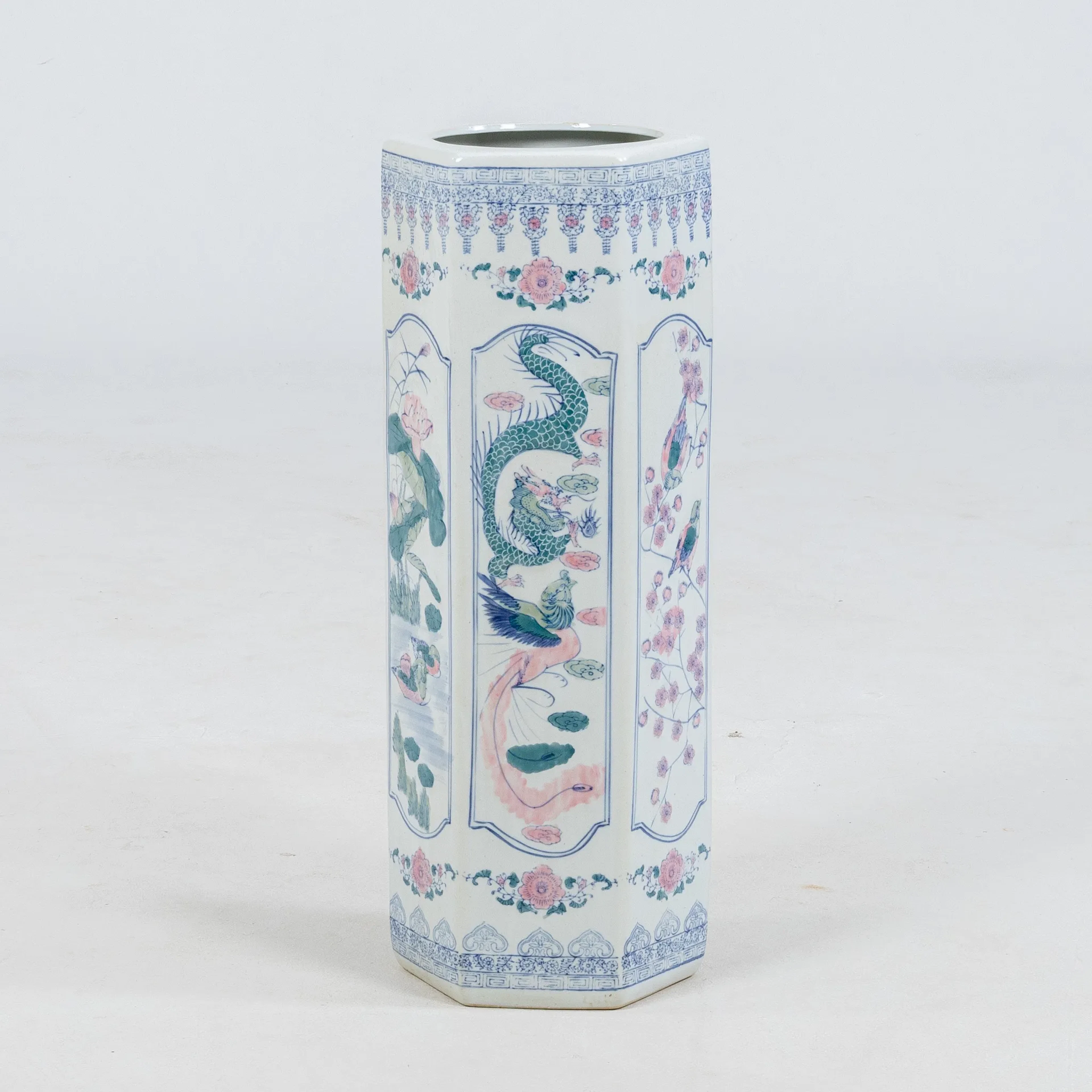 SOPORTE PARA PARAGUAS, PORCELANA, China, años 2000