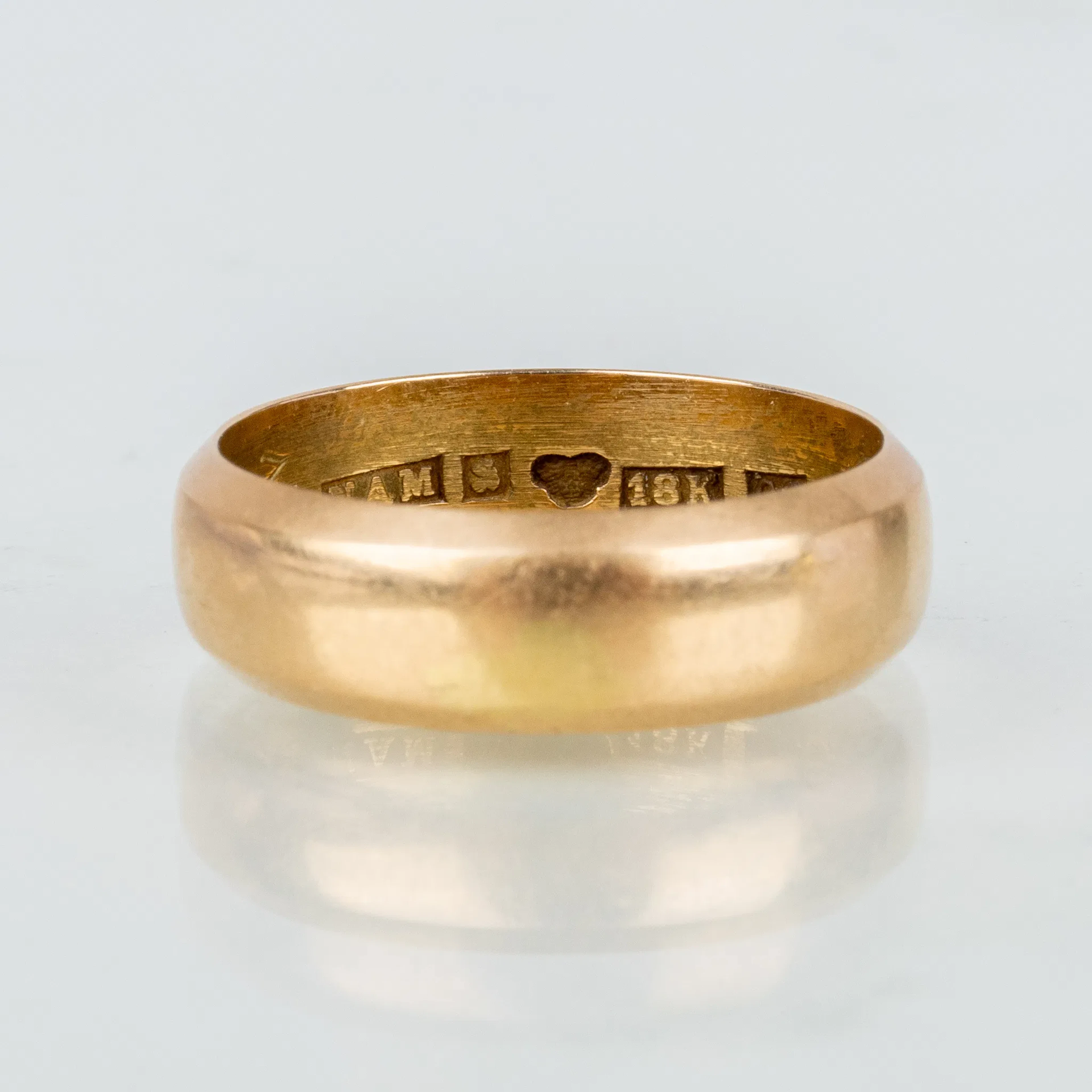 ANELLO, oro 18 carati, francobolli svedesi NAM, francobollo dell'anno non chiaro