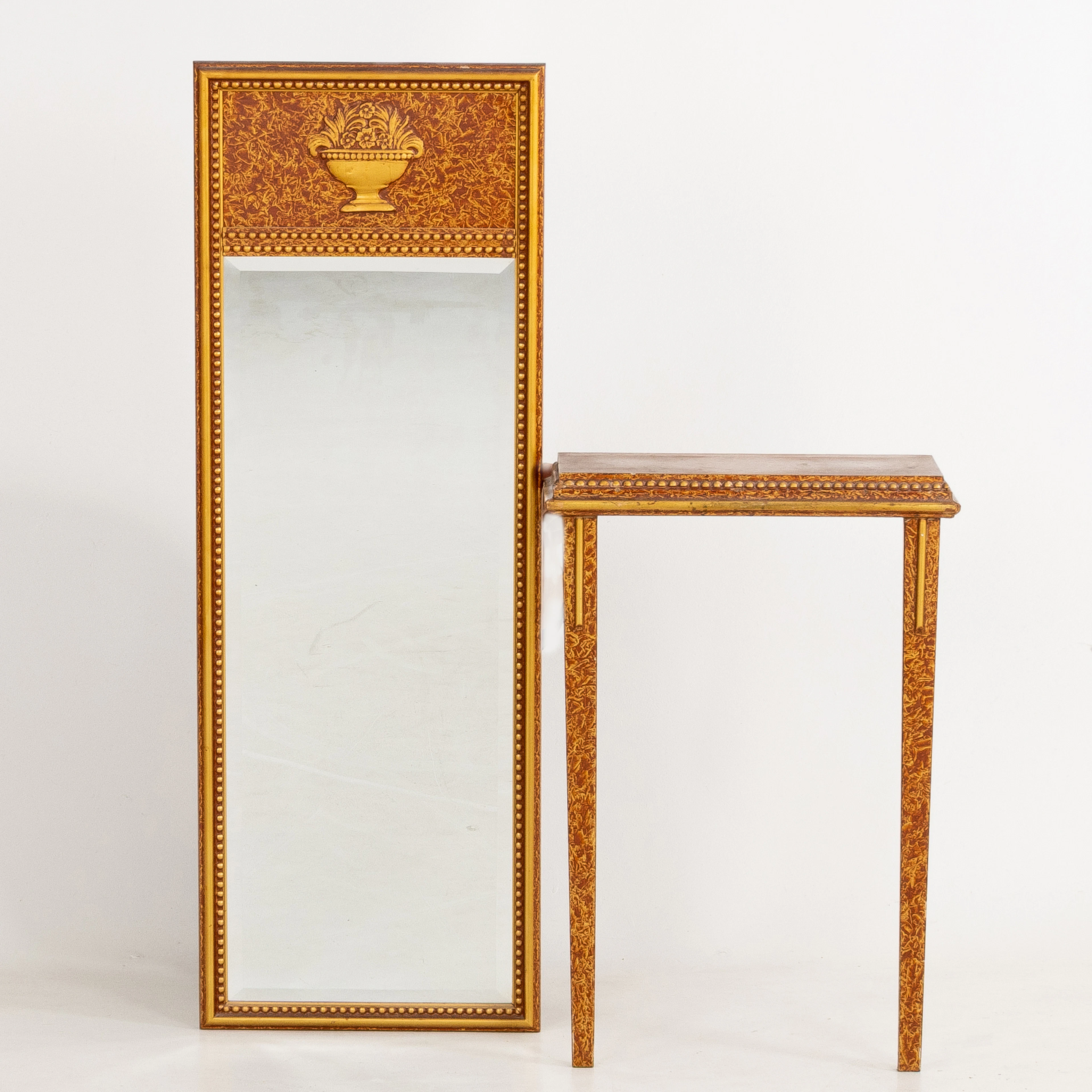 ESPEJO CON MESA CONSOLA, la primera mitad del siglo XX