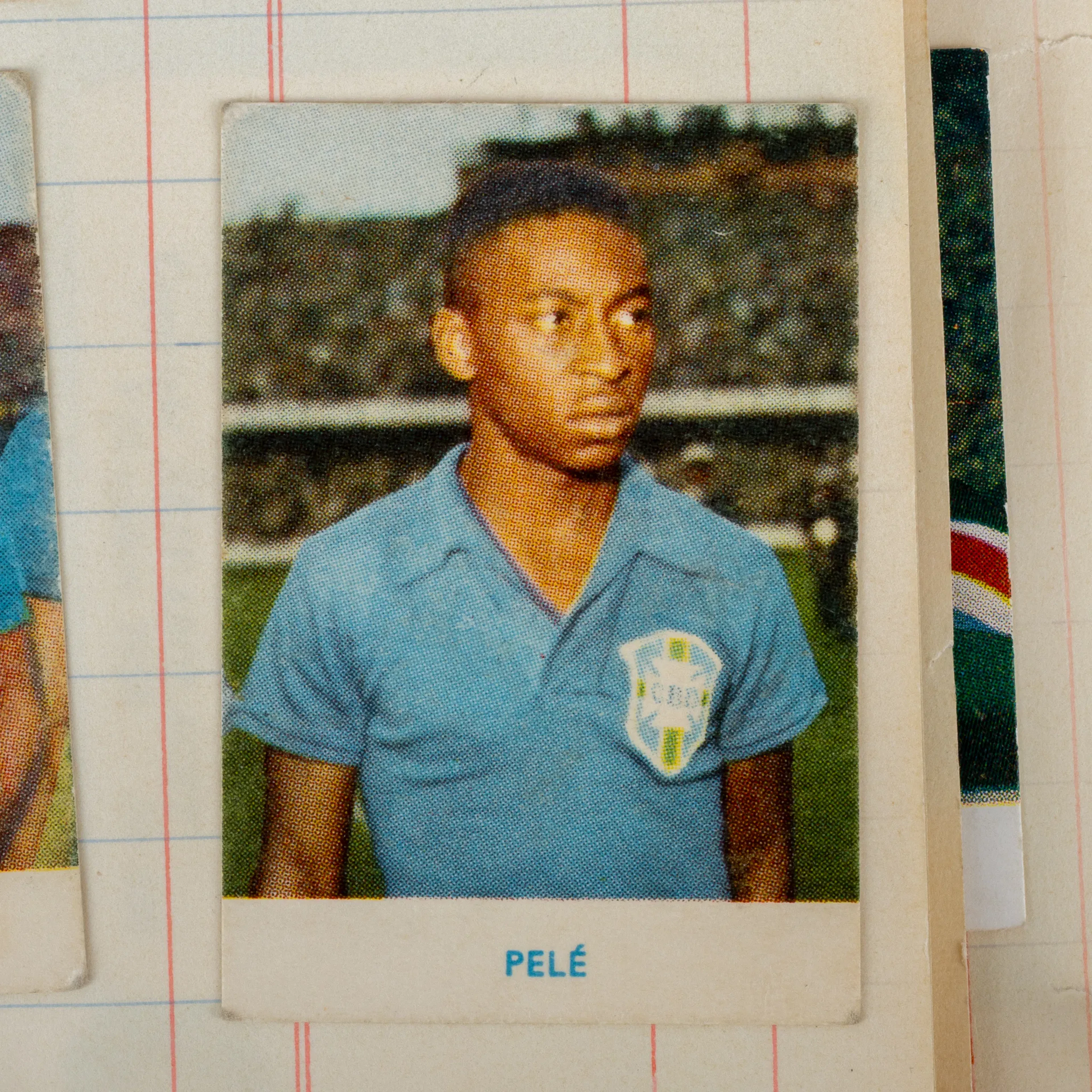 SAMMLUNG VON ALPHA-BILDERN, etwa 490 Stücke, darunter Pelé von den Weltmeisterschaften 1958, 1950er/60er Jahre