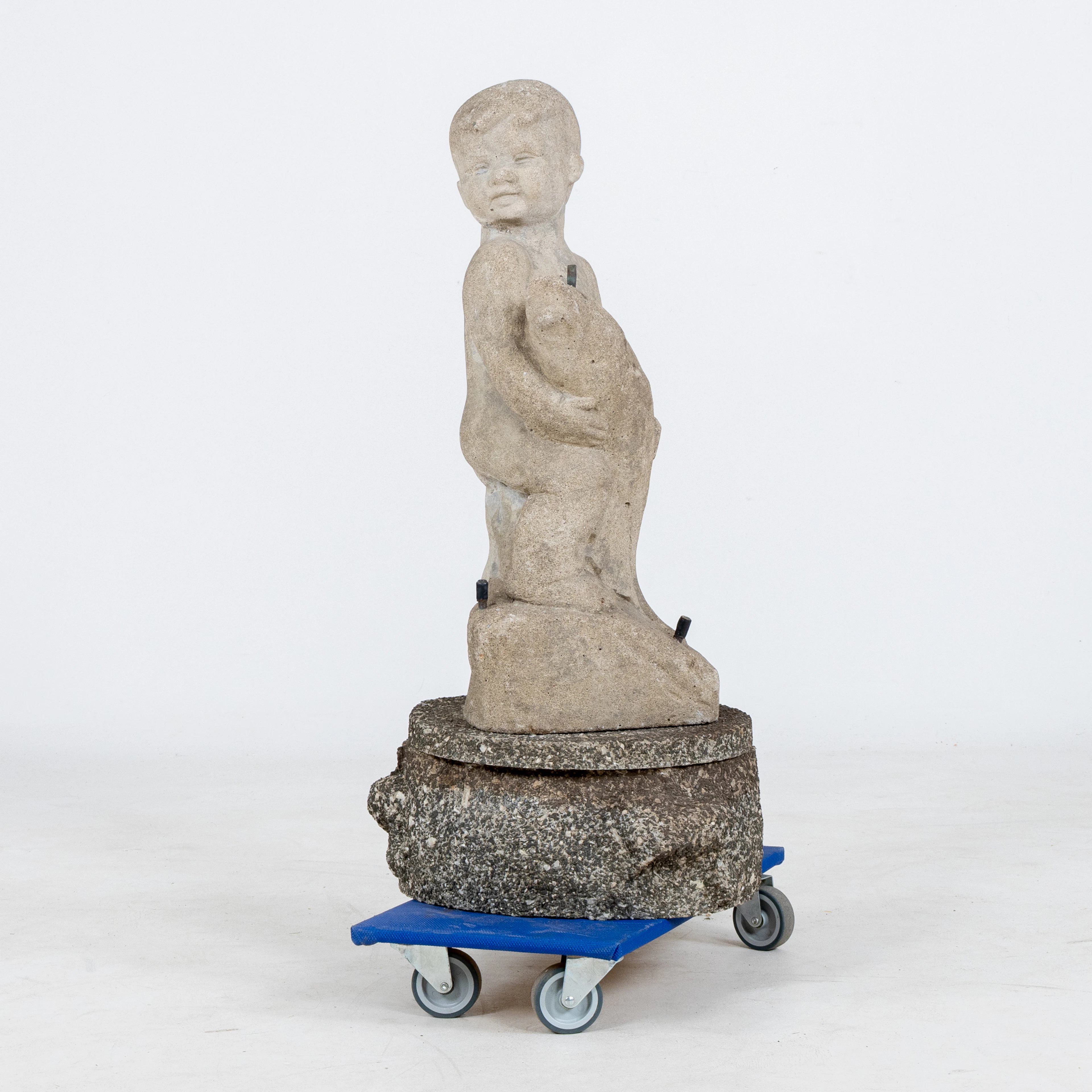 FONTANA DA GIARDINO, 2 parti, pietra, metà del 1900