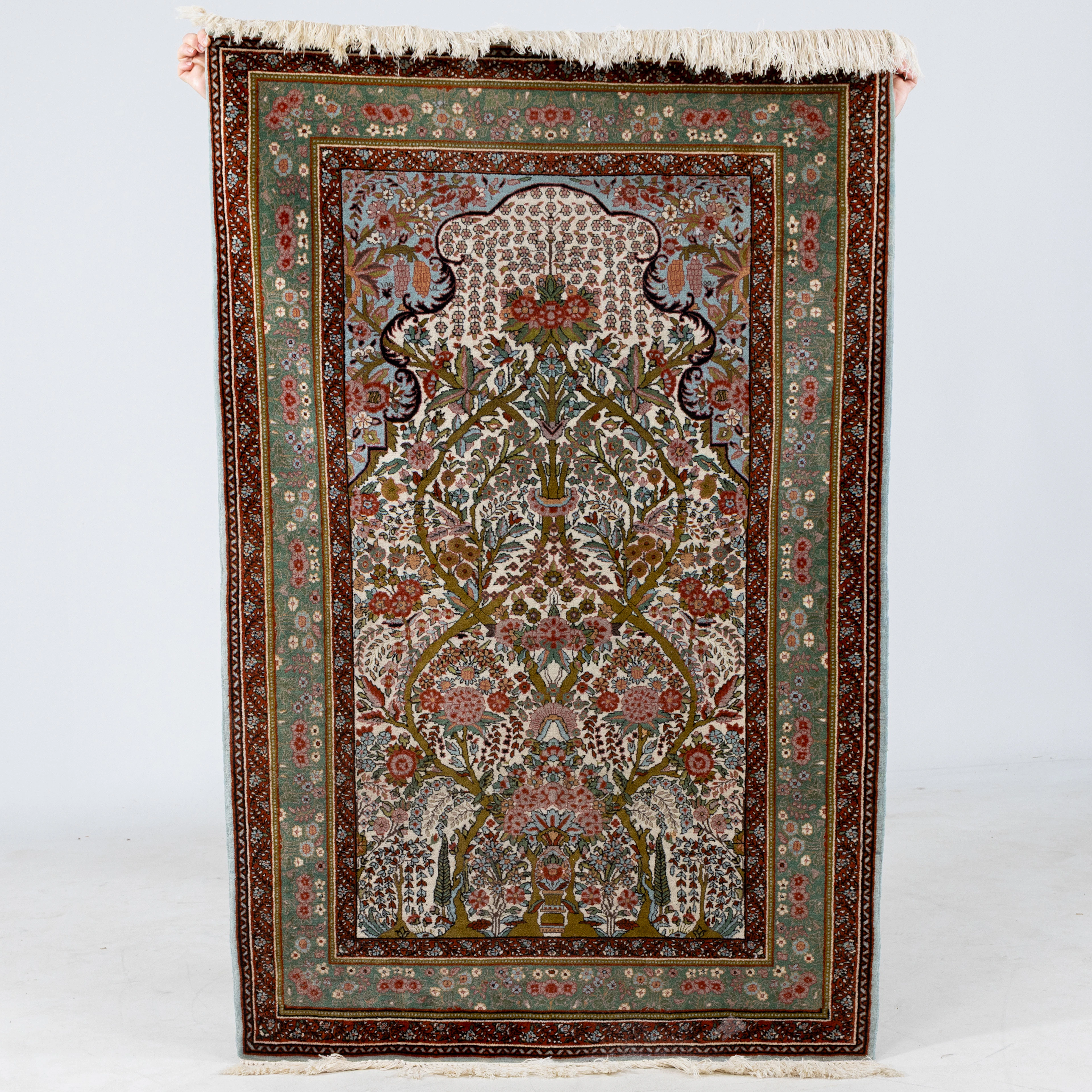 ALFOMBRA, seda, aprox. 97 x 150 cm