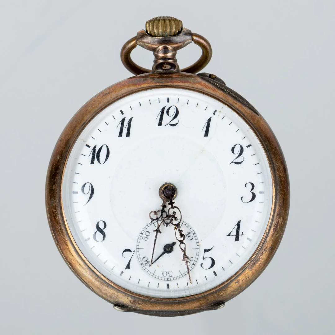 POCKET WATCH, silver, the first half of the 20th century