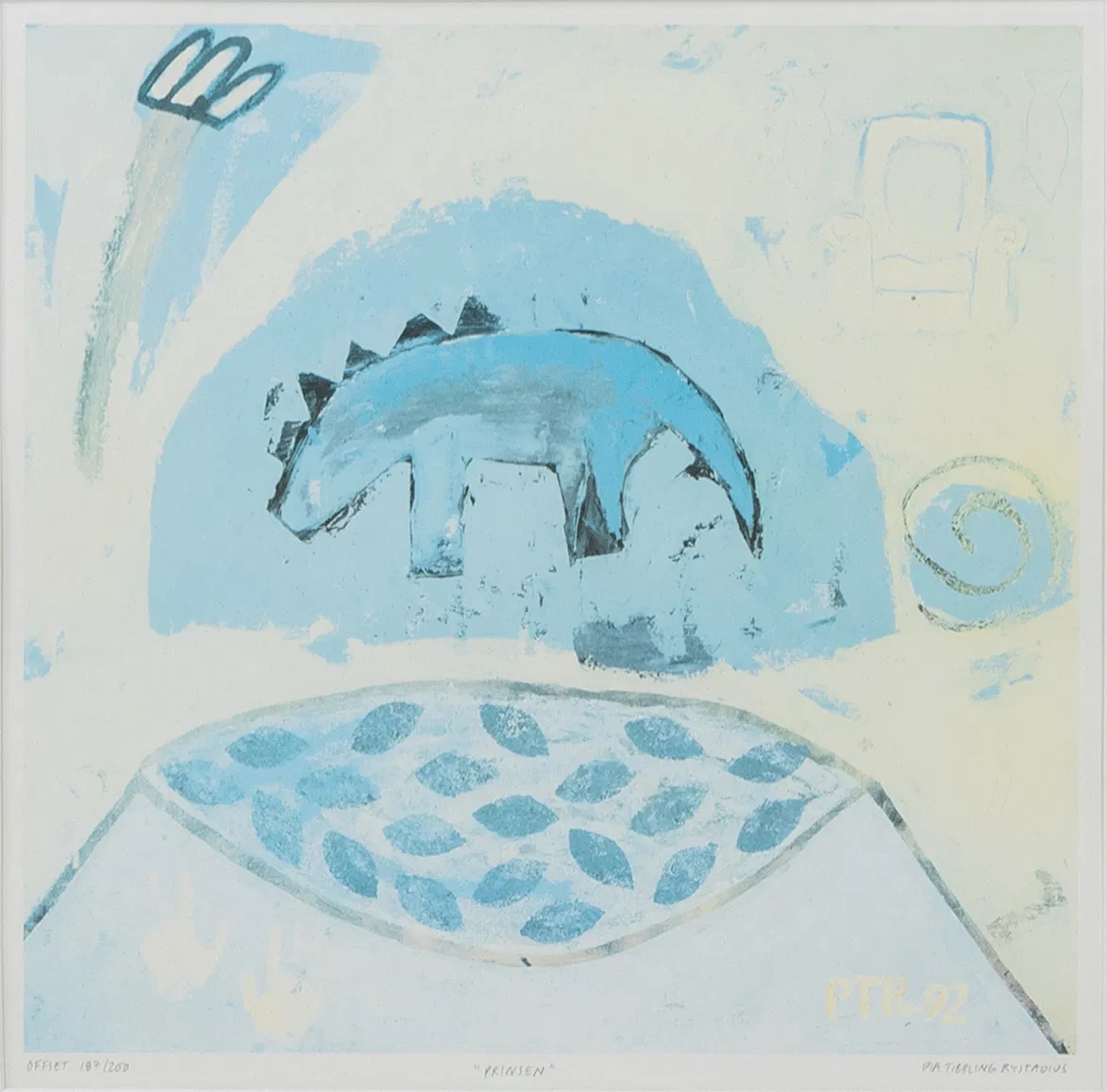 PIA TIBBLING RYSTADIUS (born 1960), offset print, signed and numbered 187/200.