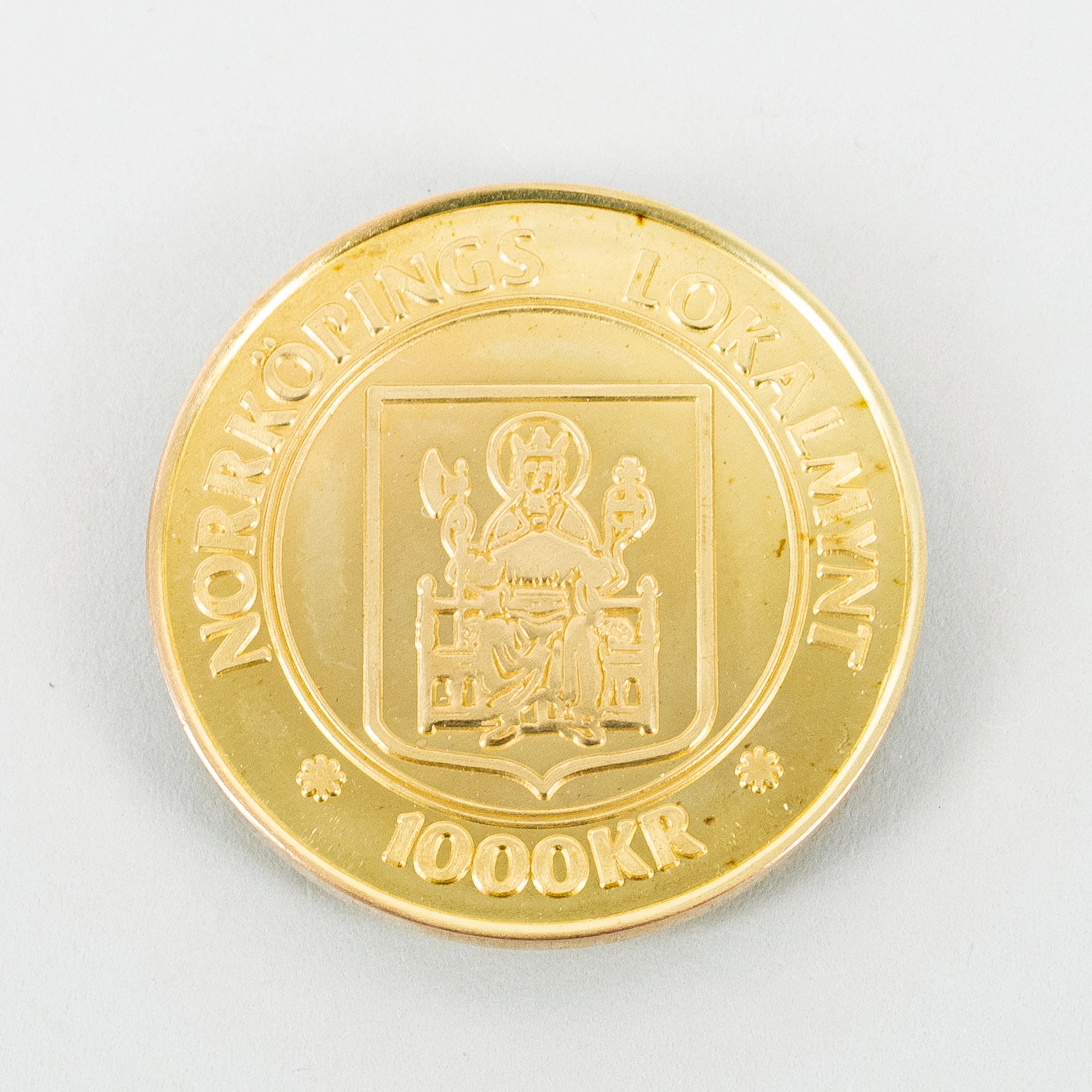 MONETE, oro 18 carati, 1979, peso circa 12 g